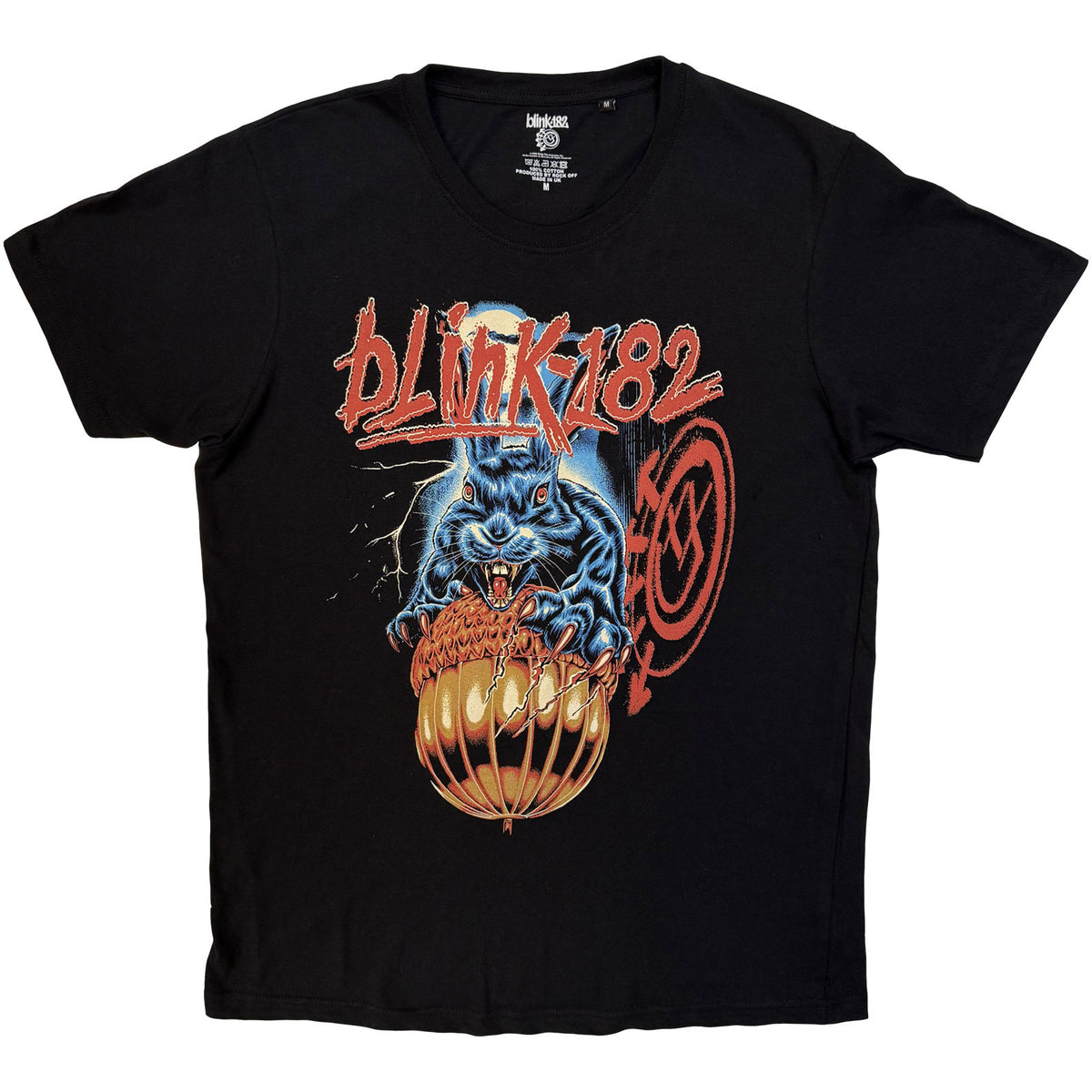 BLINK-182 - ACORN RABBIT - T-Shirt Black