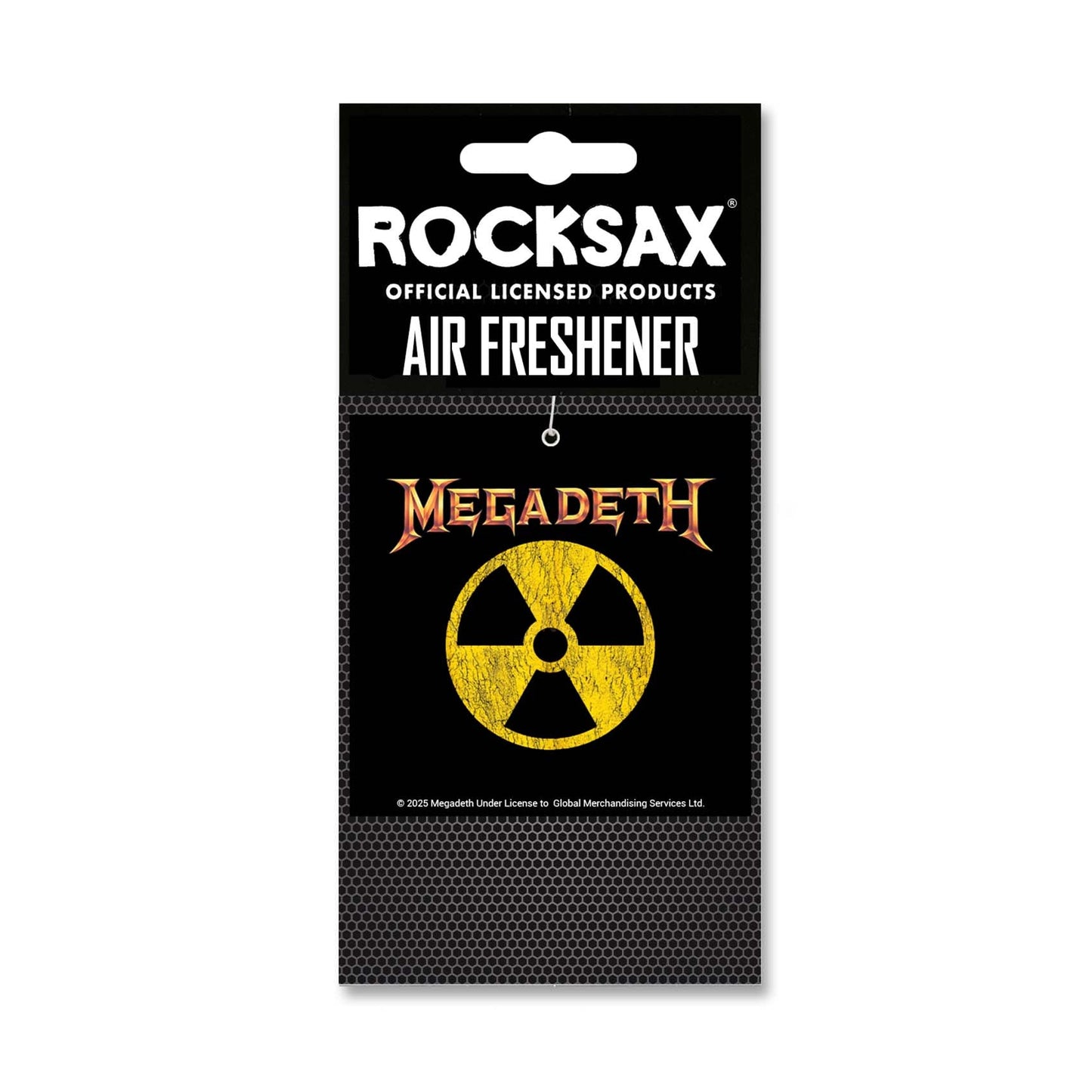 Rocksax Megadeth Air Freshener - Logo