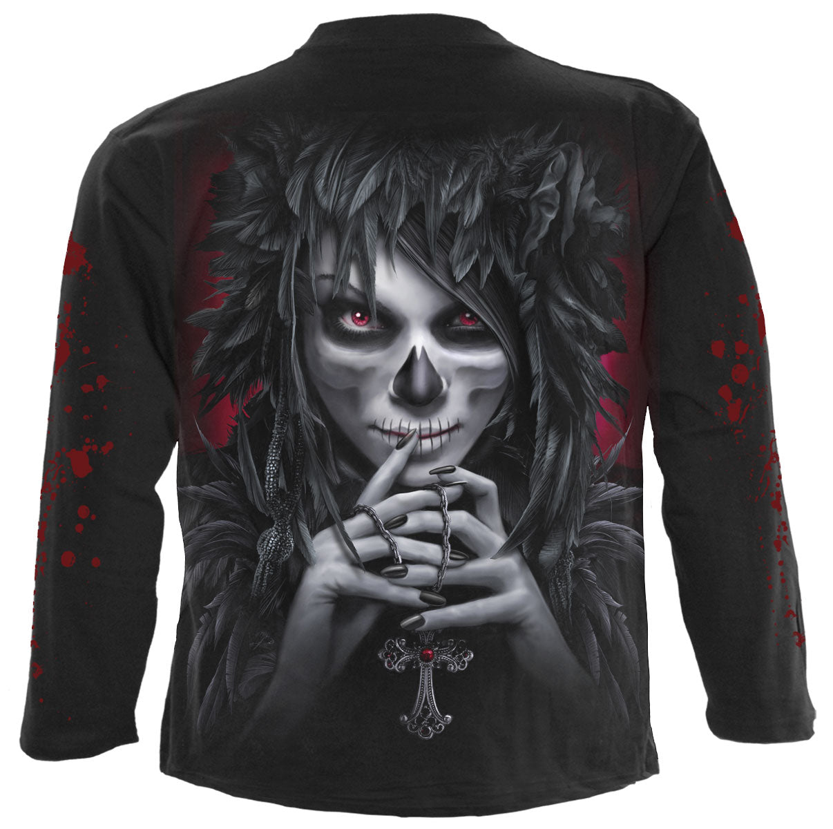 DAY OF THE GOTH - Camiseta de manga larga Negra