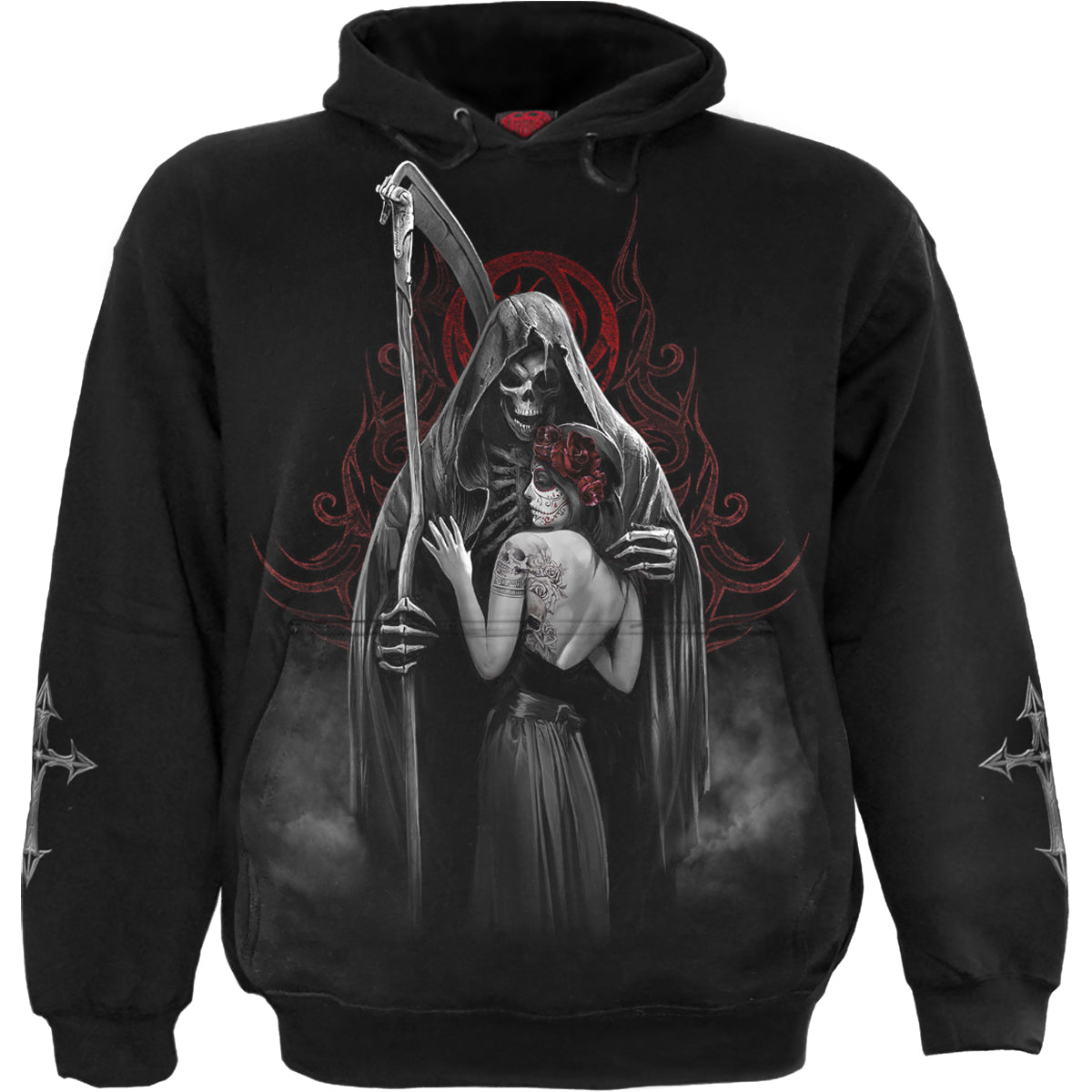 DEAD KISS - Sudadera con capucha Negra