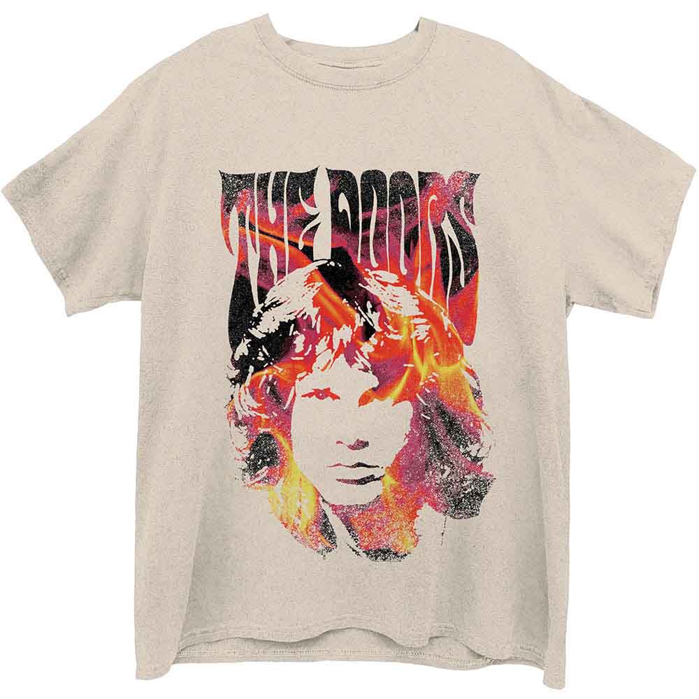 THE DOORS - JIM FACE FIRE - T-Shirt Neutral