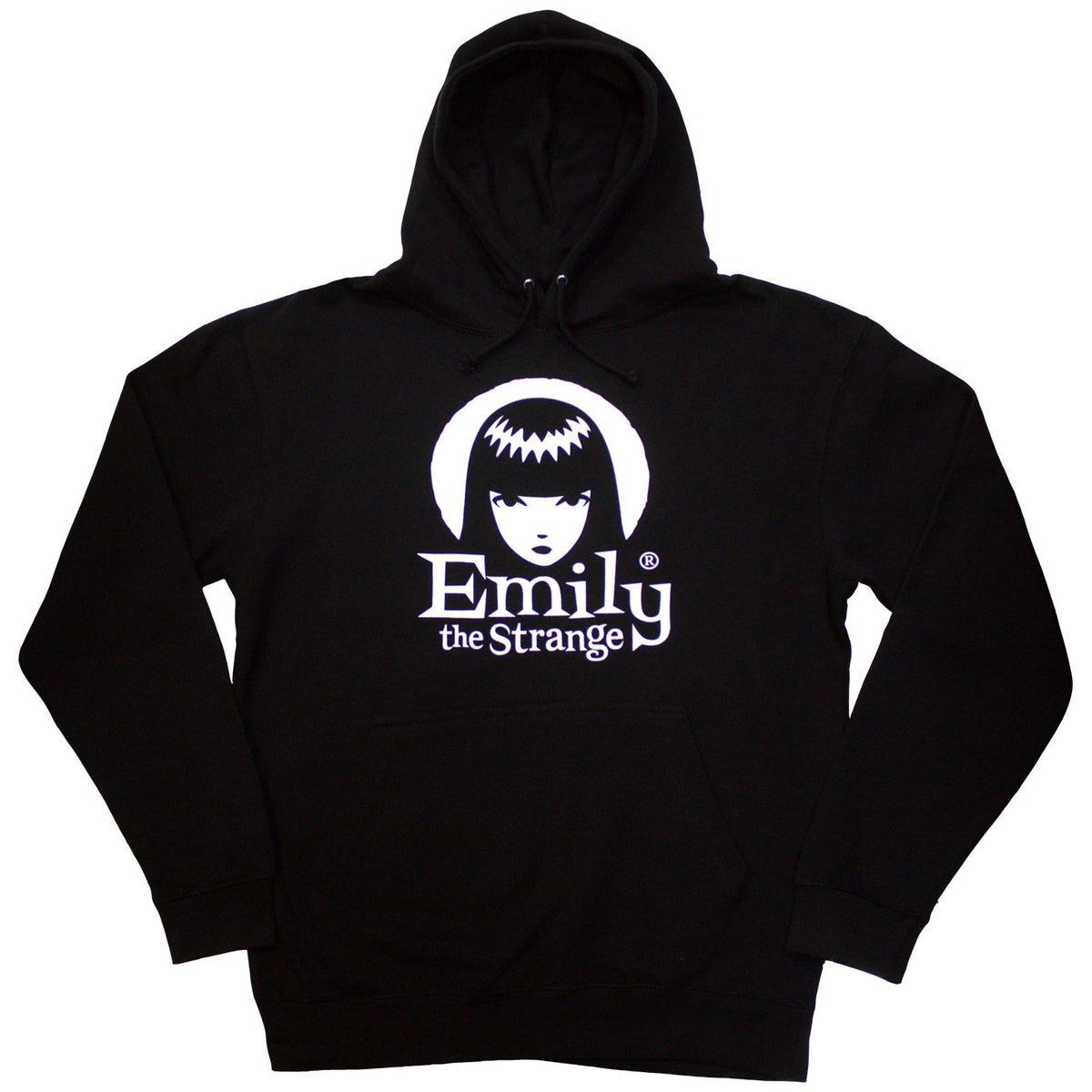 EMILY THE STRANGE - HALO LOGO - Pullover Hoodie Black