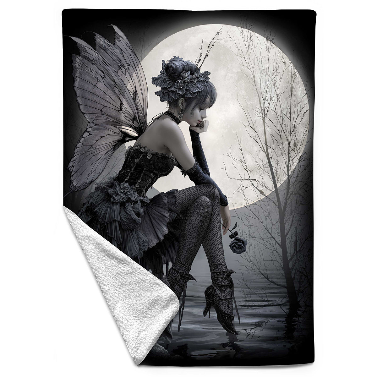 REFLECTIONS - Sherpa Fleece Blanket - Small