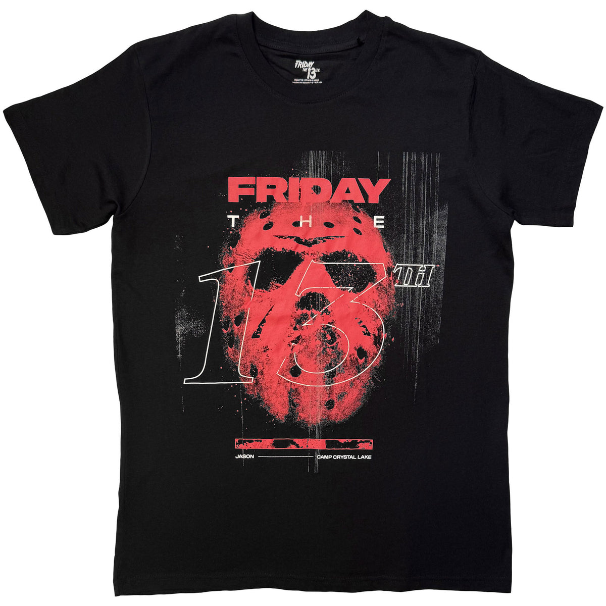 FRIDAY THE 13TH - CAMP CRYSTAL LAKE - T-Shirt Black