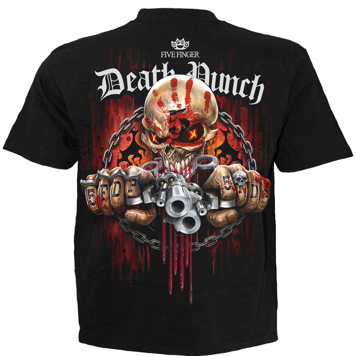 5FDP - ASSASSIN - Camiseta con licencia de la banda Negro