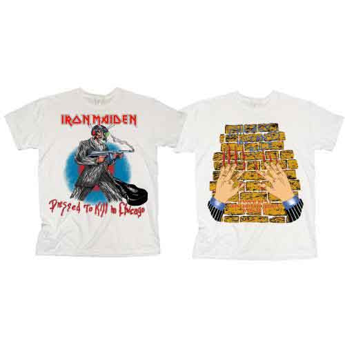 IRON MAIDEN - CHICAGO MUTANTS - T-Shirt White