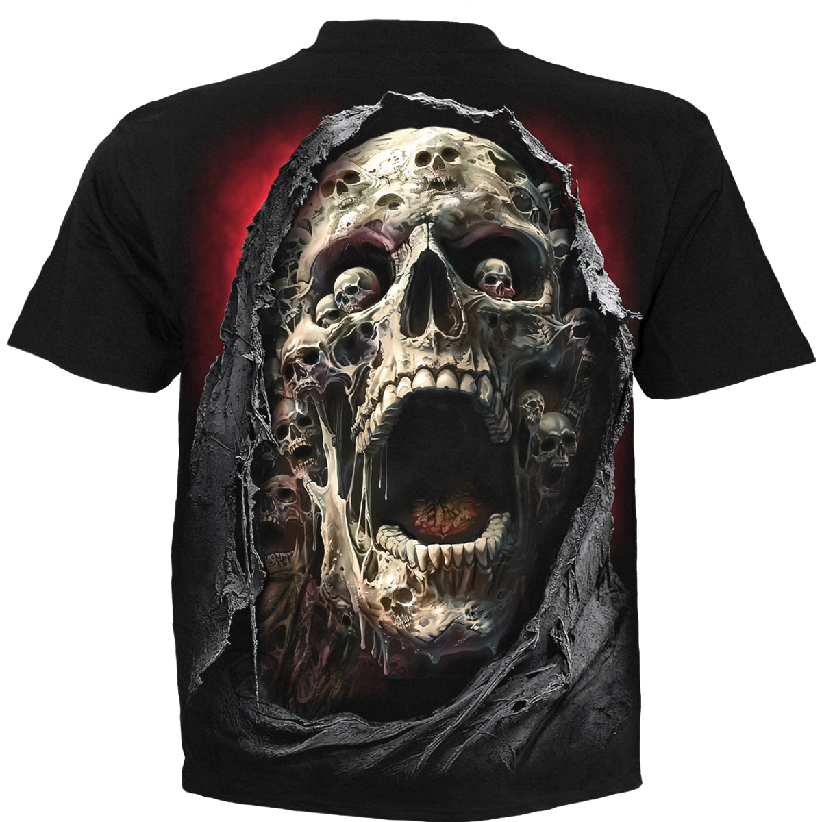 SCREAMING DEATH - Camiseta Negra