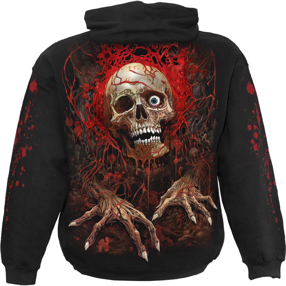 CREEPING CURSE - Sudadera con capucha Negra