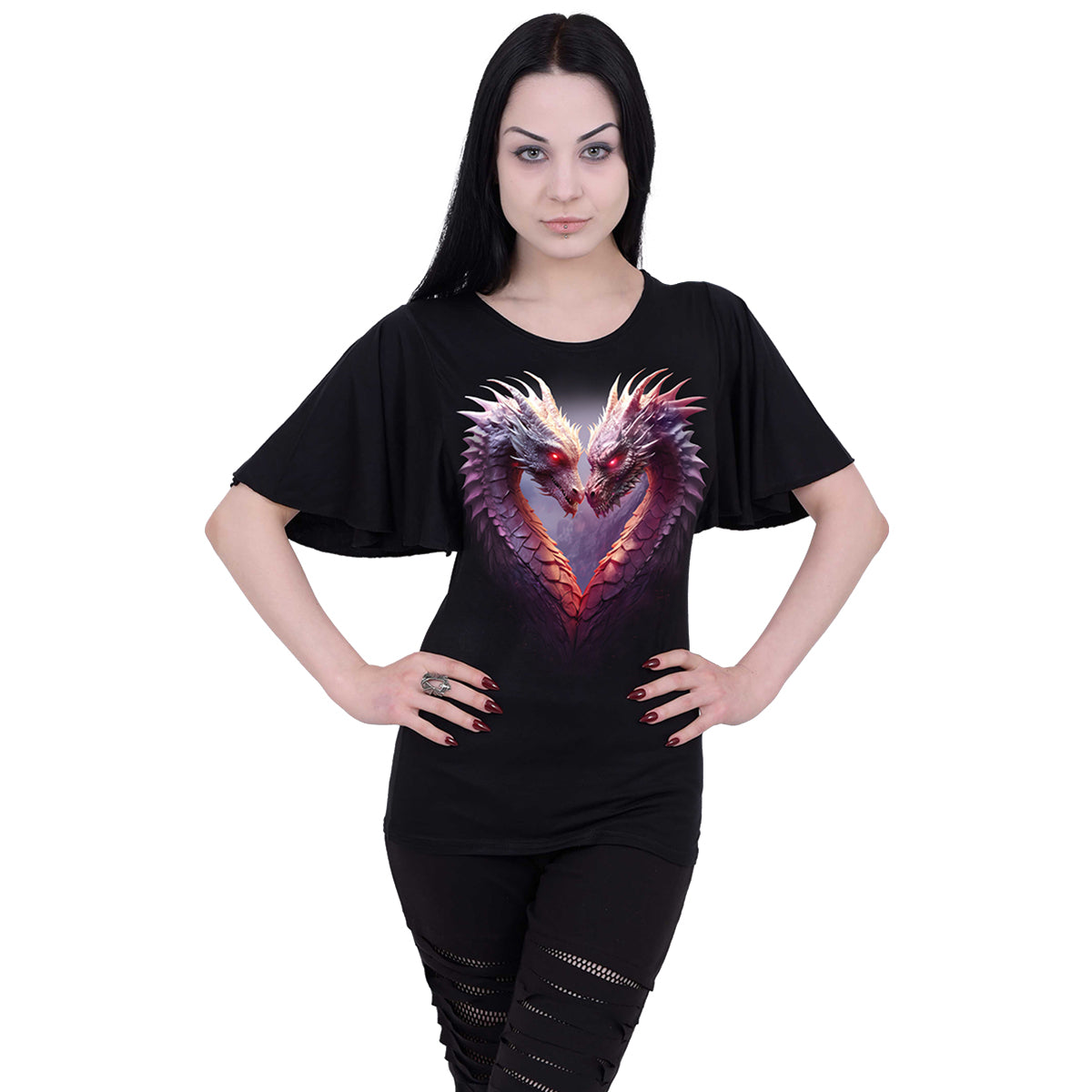 Heart of Dragons - Bar Boat Bat Bat Manga Top Negro