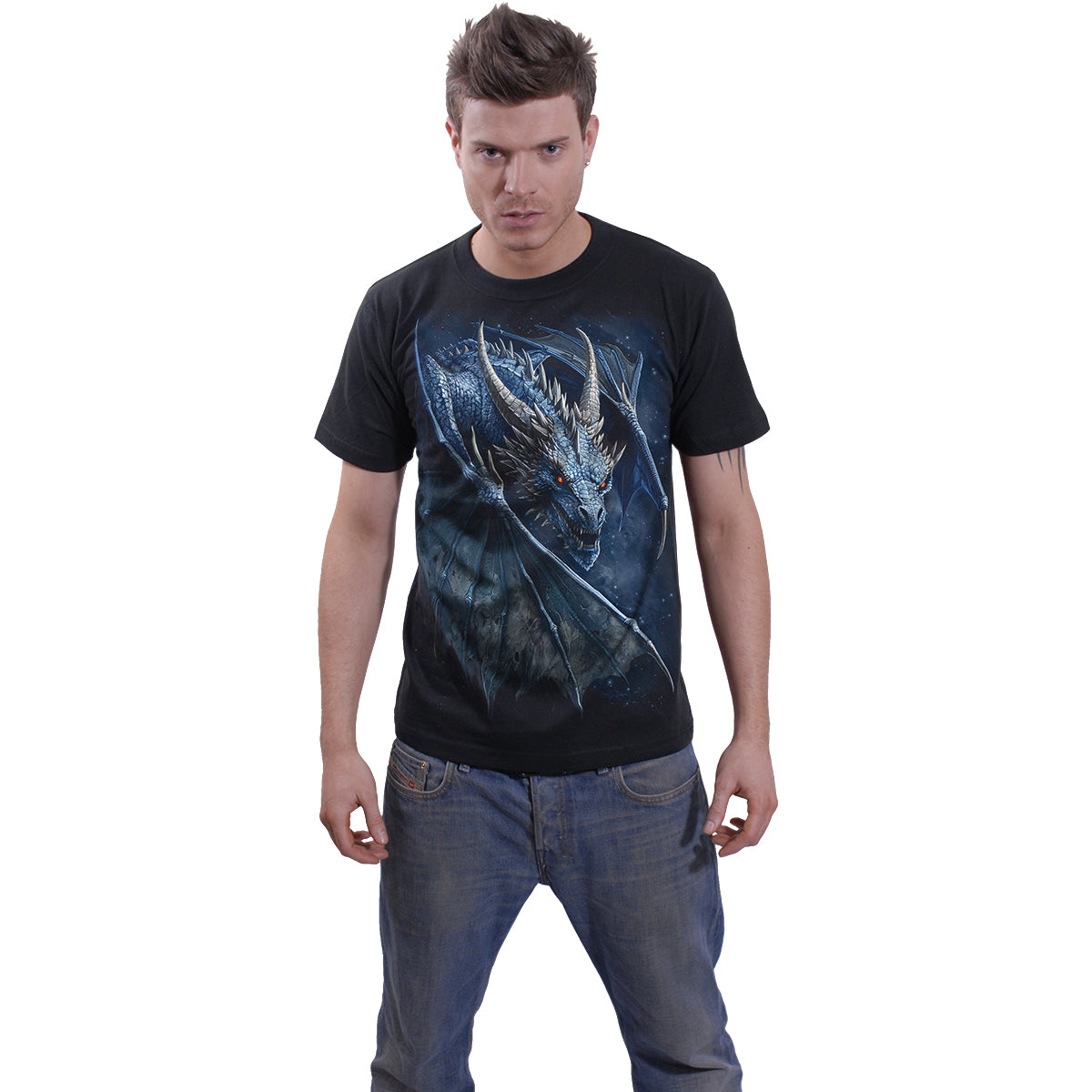 STORM DRAGON - Camiseta Negra