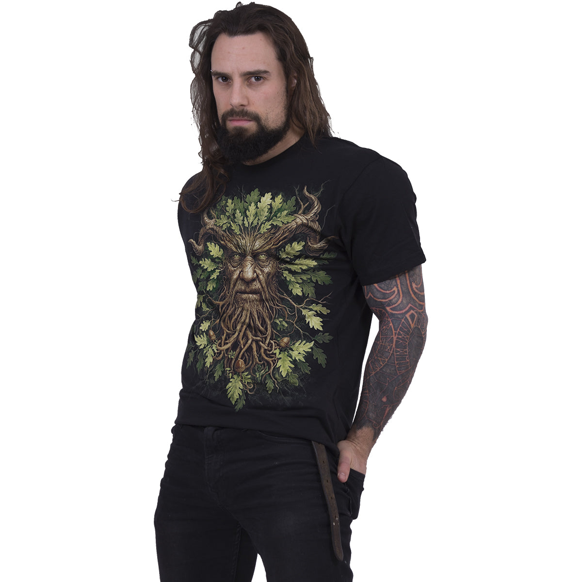 WOODLAND KING - Camiseta negra