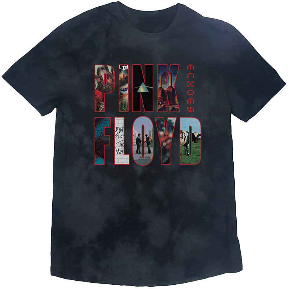 PINK FLOYD - ECHOES ALBUM MONTAGE - T-Shirt Black - 2