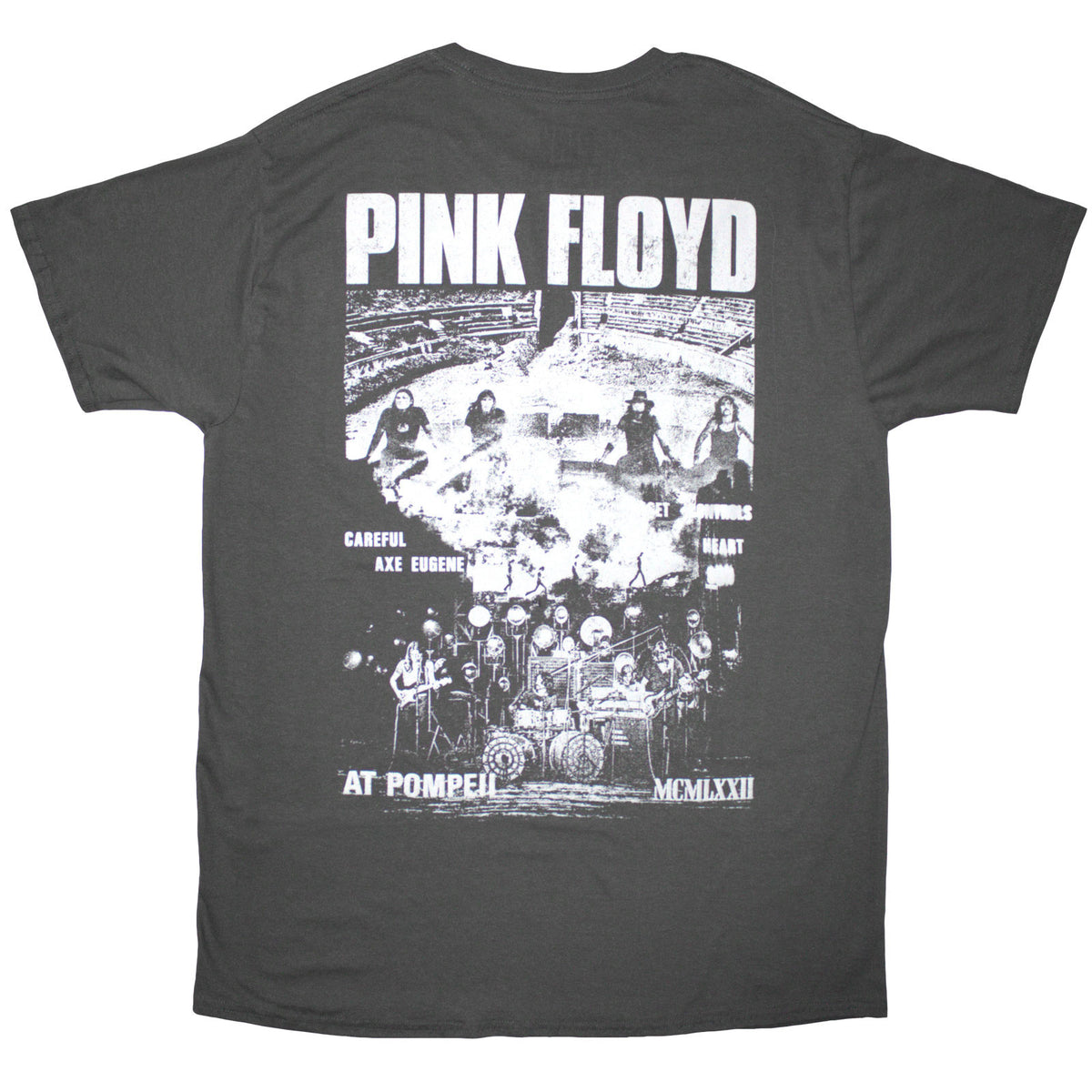 PINK FLOYD - POMPEII COLLAGE - T-Shirt Charcoal Grey