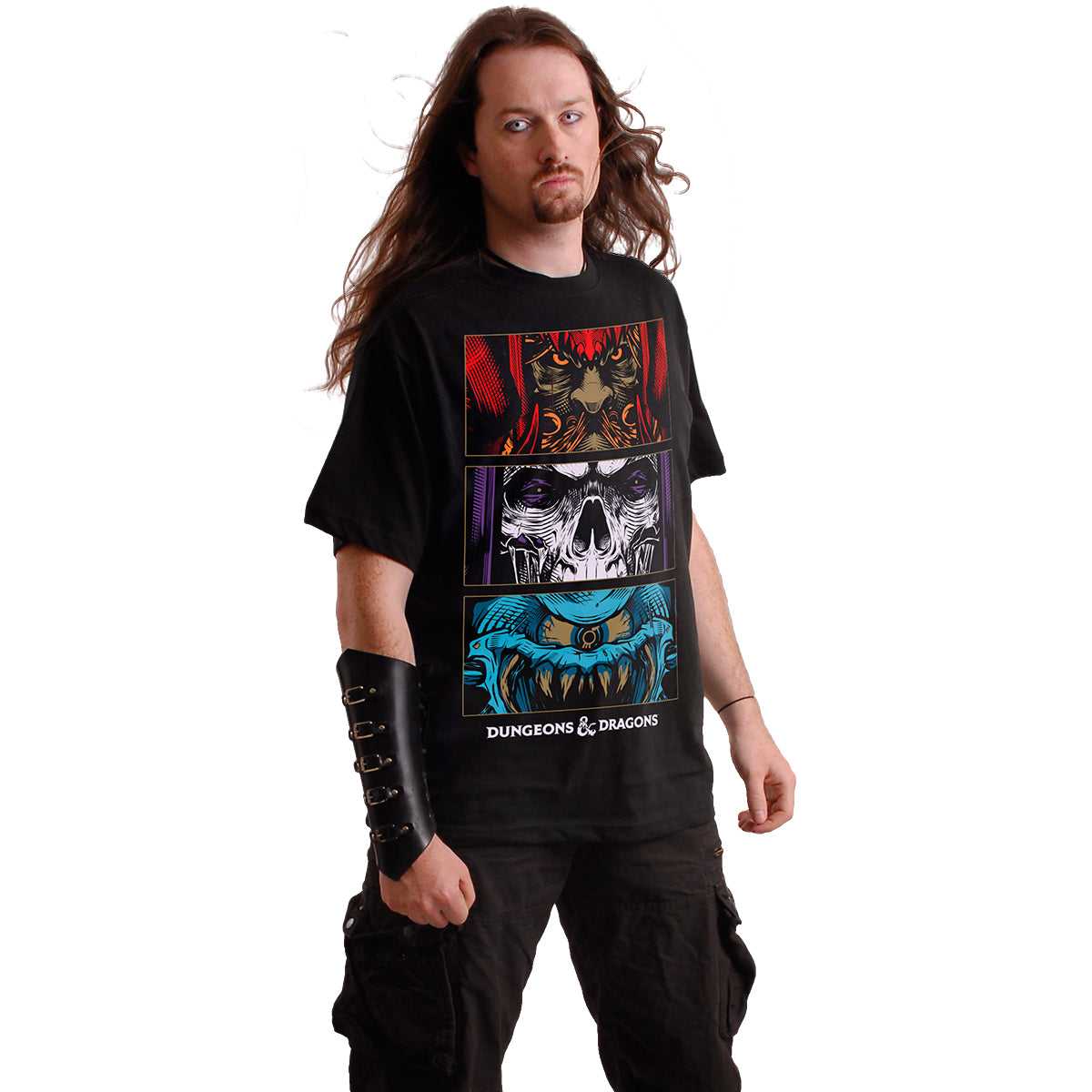 DUNGEONS AND DRAGONS - GUIDEBOOKS - Camiseta con estampado frontal Negro