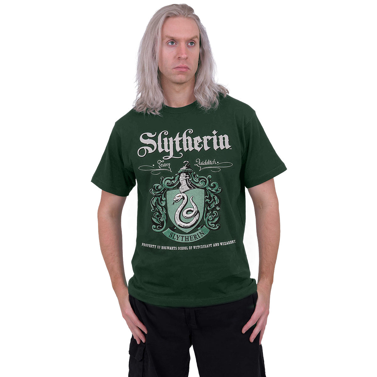 HARRY POTTER - SLYTHERIN CREST - Camiseta Oliva