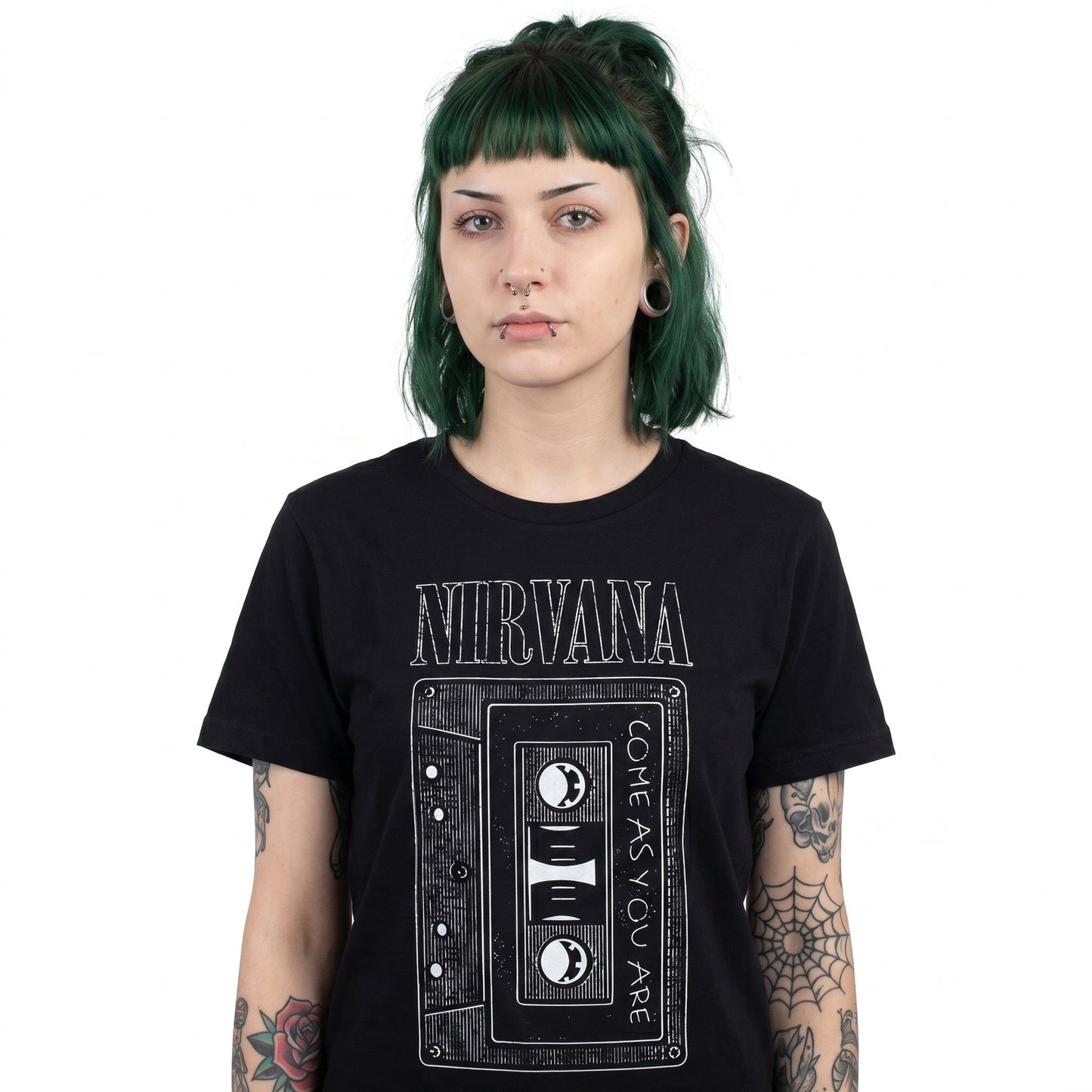 NIRVANA - AS YOU ARE TAPE - Ladies T-Shirt Black