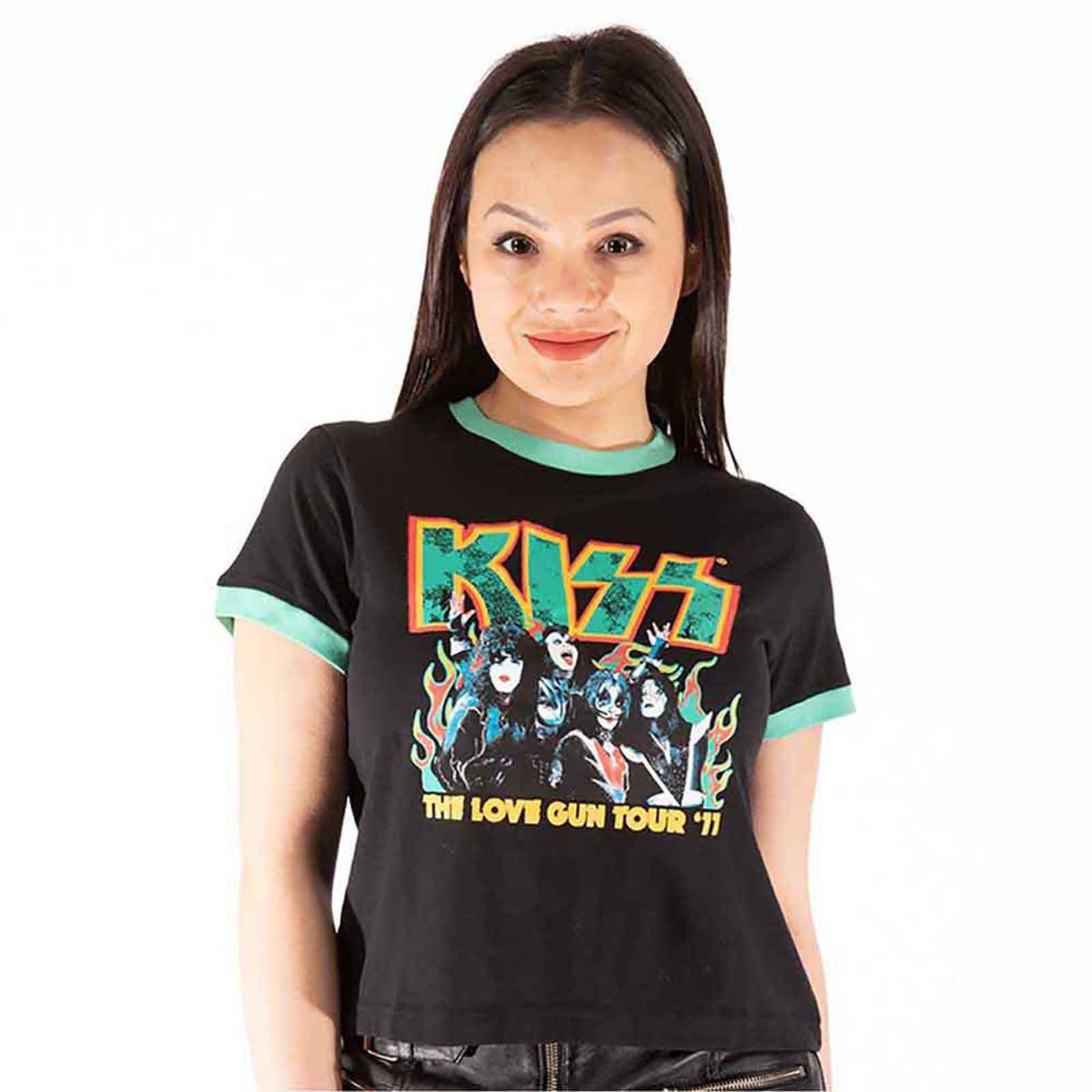 KISS - ST PADDY'S - Crop Top Black