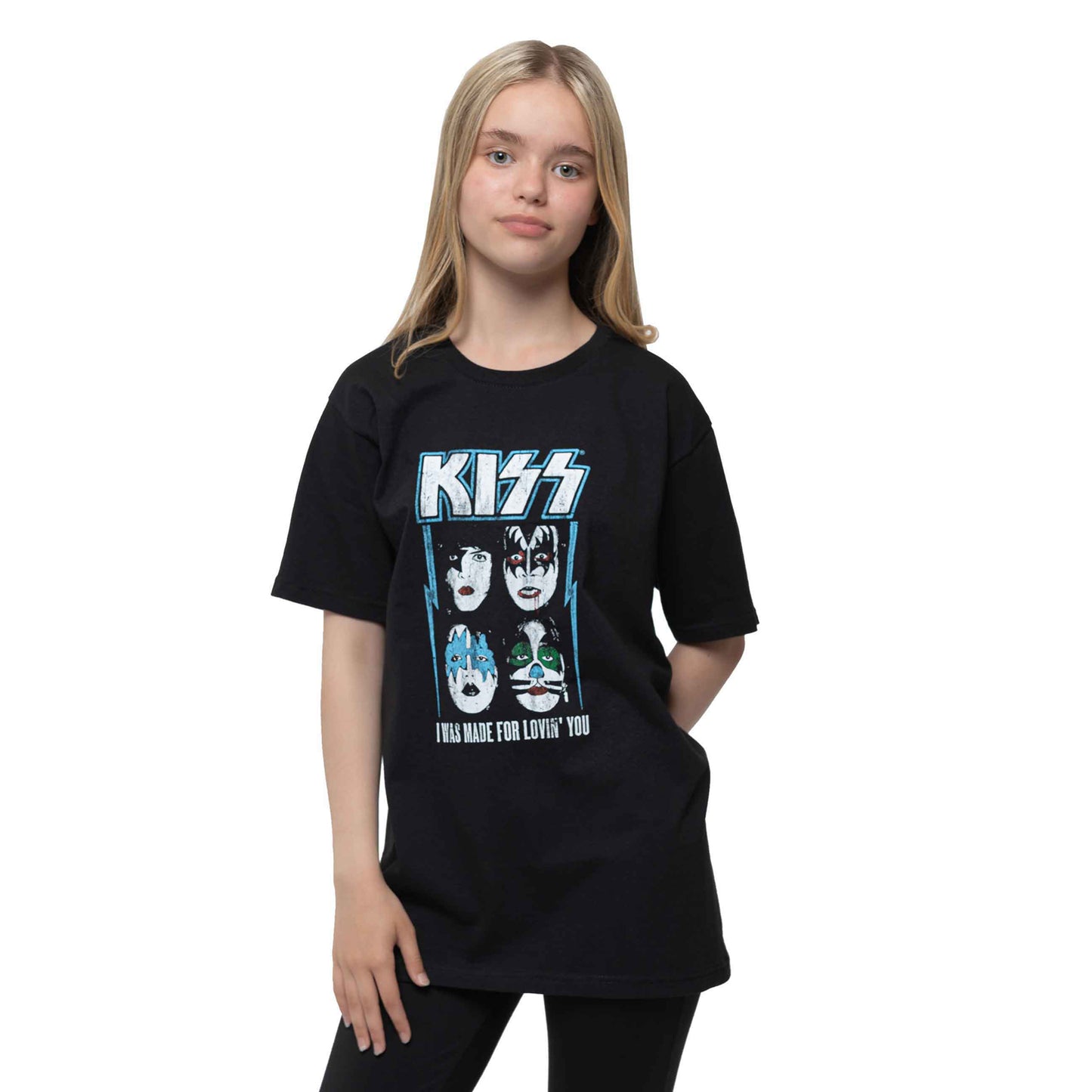 KISS - MADE FOR LOVIN' YOU - Kids T-Shirt Black