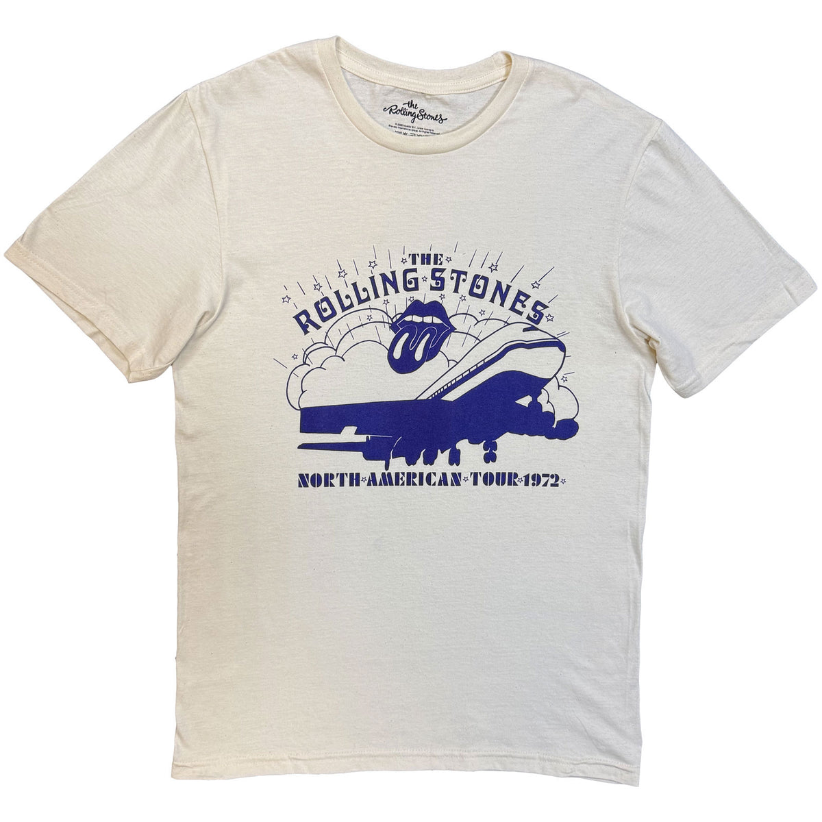 THE ROLLING STONES - NORTH AMERICAN TOUR 1972 - T-Shirt Natural