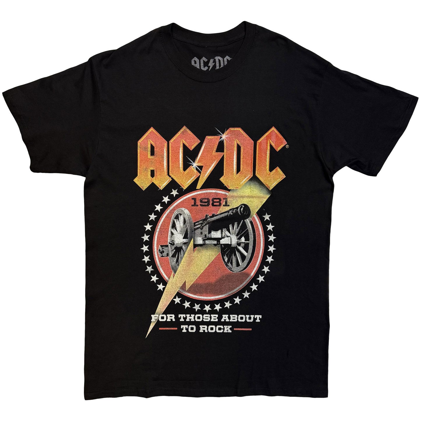 AC/DC - FOR THOSE ABOUT TO ROCK 81 - T-Shirt Black