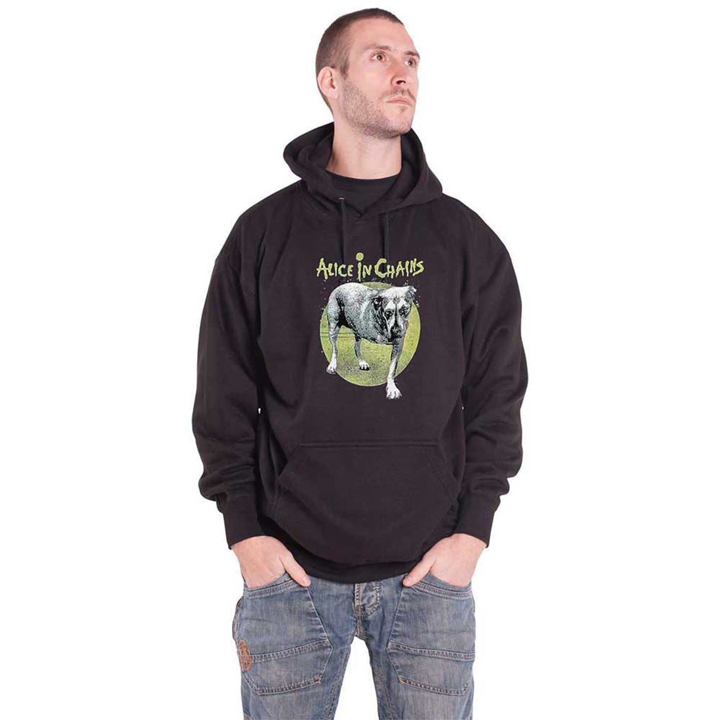 ALICE IN CHAINS - THREE-LEGGED DOG - Pullover Hoodie Black