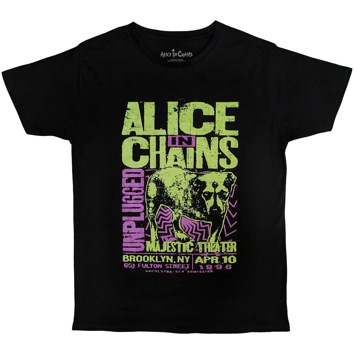 ALICE IN CHAINS - UNPLUGGED DOG - T-Shirt Black