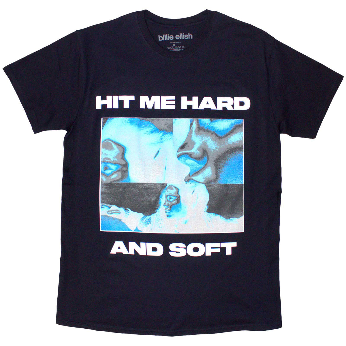 BILLIE EILISH - HIT ME HARD AND SOFT NEGATIVE - T-Shirt Blue