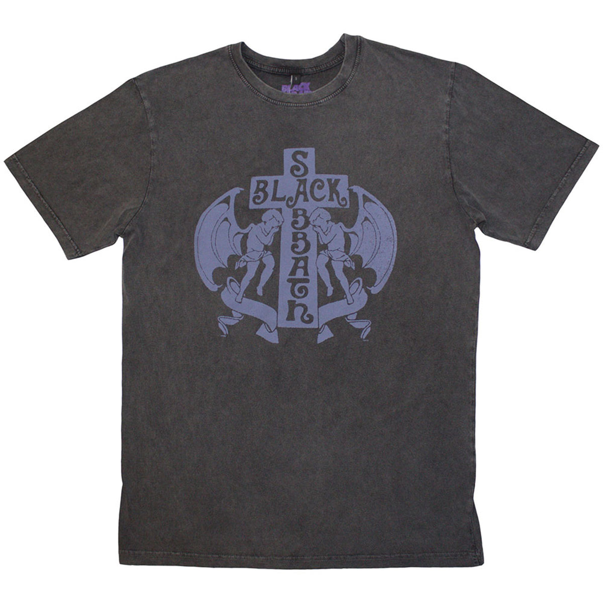 BLACK SABBATH - ANGELS - Stone Wash T-Shirt Grey