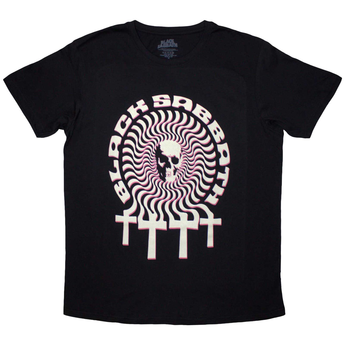 BLACK SABBATH - HYPNOTIC SKULL - T-Shirt Black