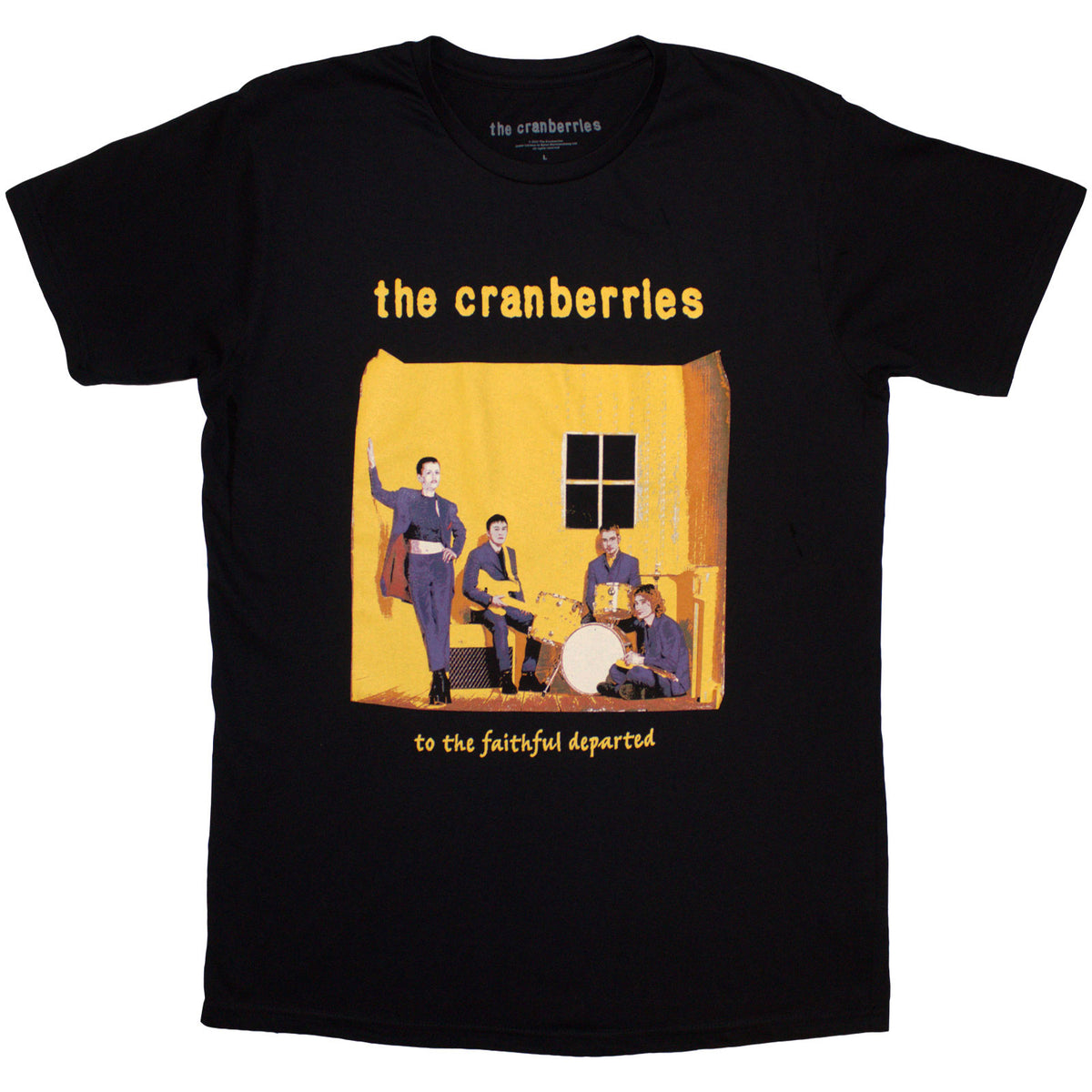 CRANBERRIES, THE - FAITHFULLY DEPARTED COVER - T-Shirt Black