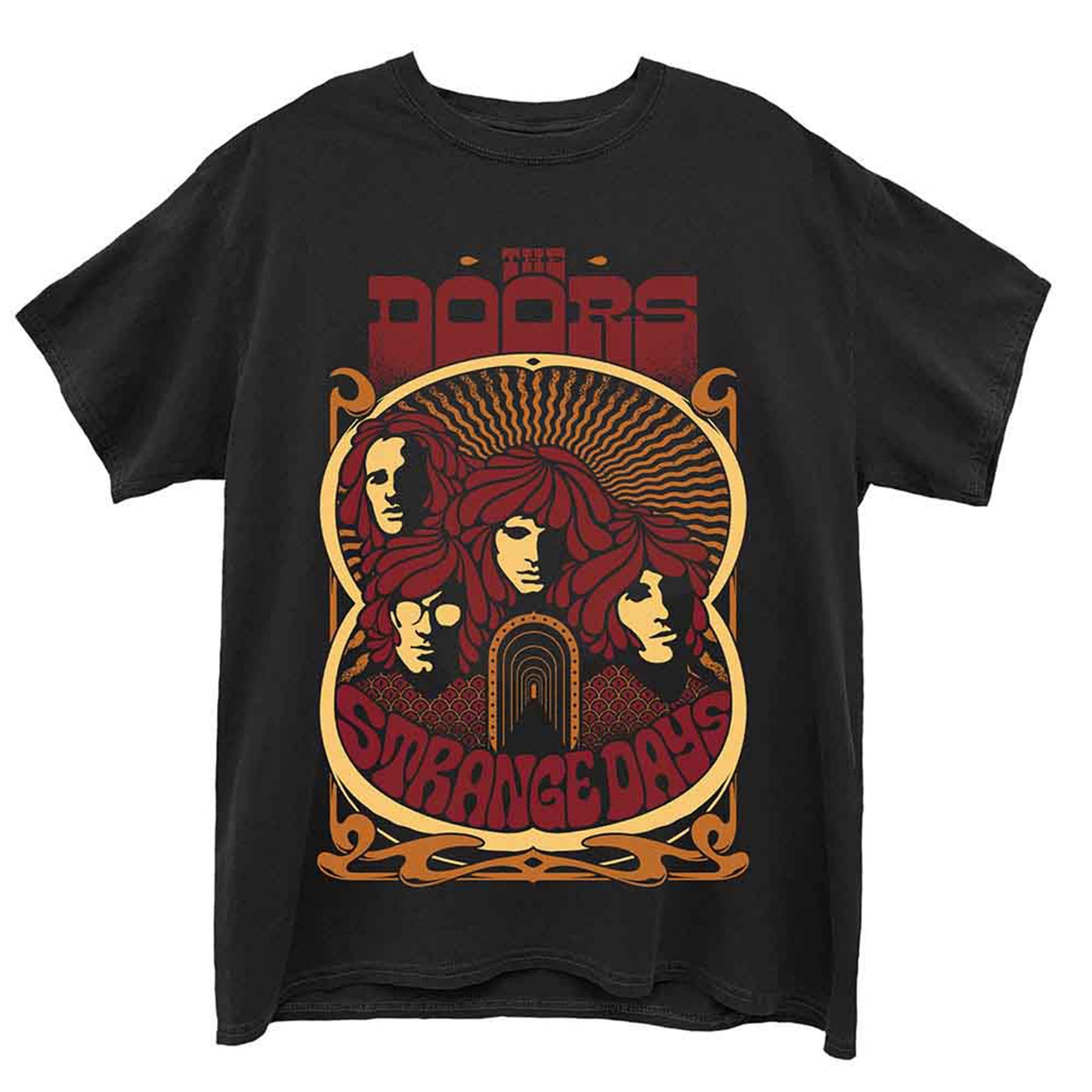DOORS, THE - STRANGE DAYS VINTAGE POSTER - T-Shirt Black