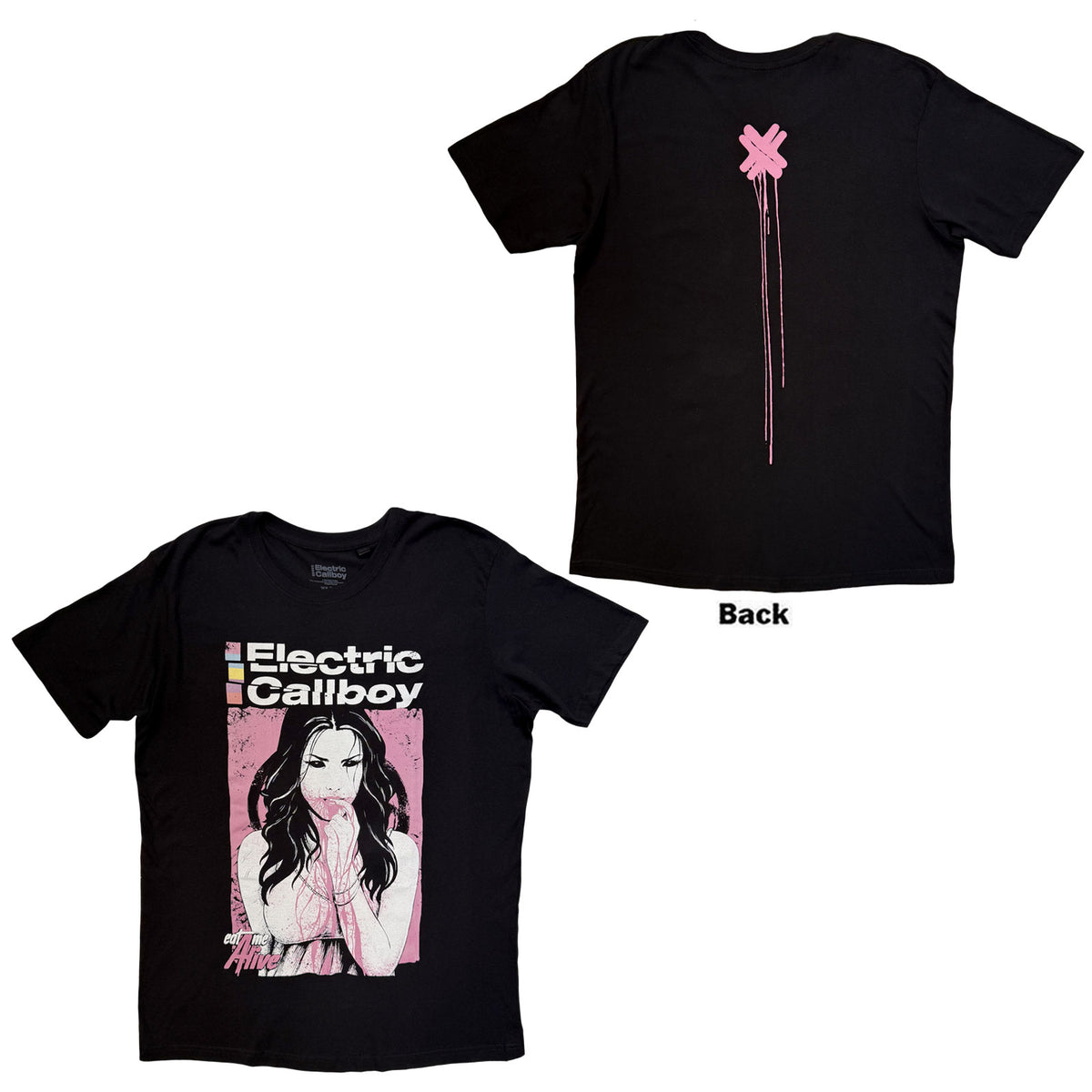 ELECTRIC CALLBOY - EAT ME ALIVE - T-Shirt Black (Back Print)