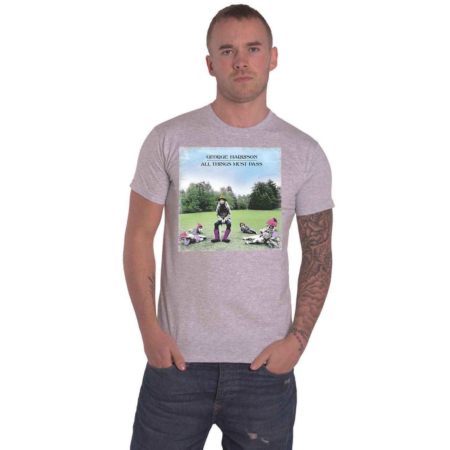 GEORGE HARRISON - ALL THINGS MUST PASS - T-Shirt Grey
