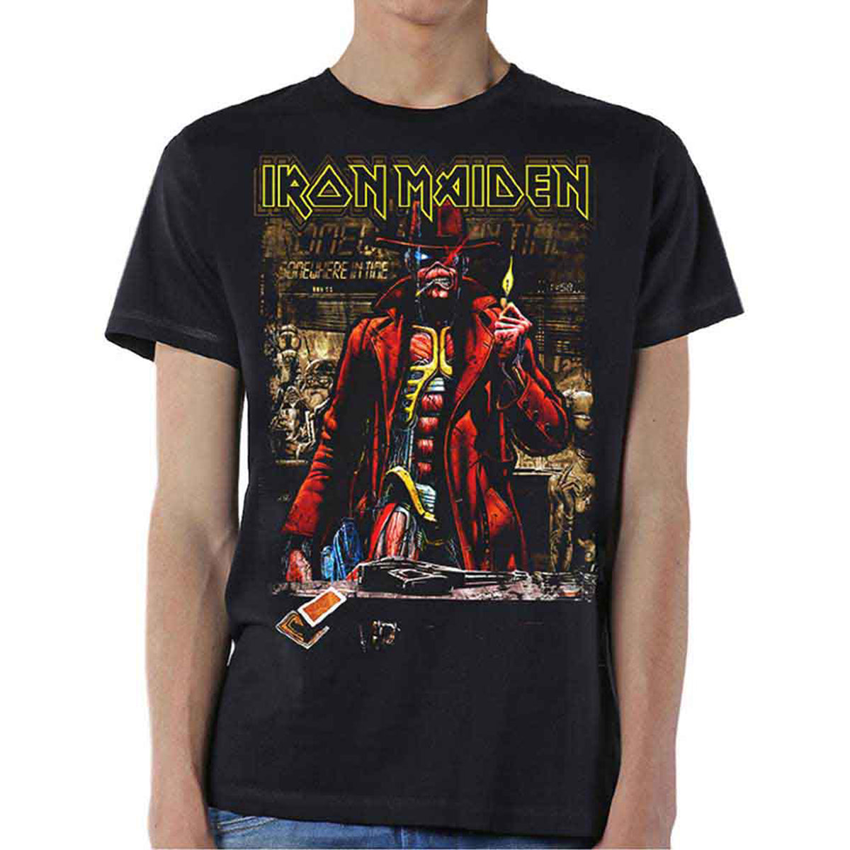 IRON MAIDEN - STRANGER SEPIA - T-Shirt Black