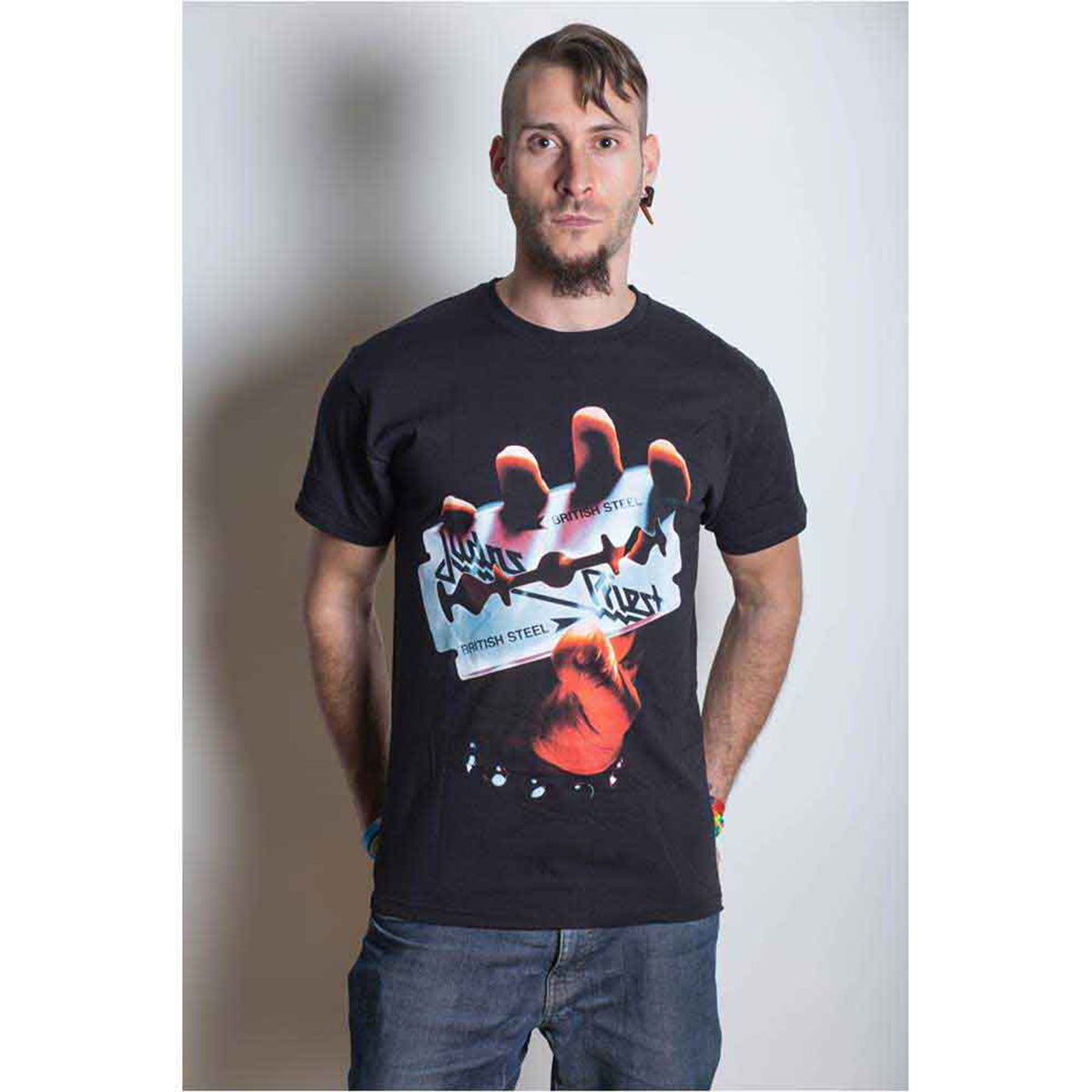 JUDAS PRIEST - BRITISH STEEL - Camiseta Negro