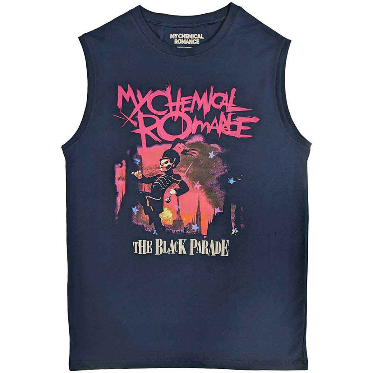 MY CHEMICAL ROMANCE - MARCH - Tank T-Shirt Blue