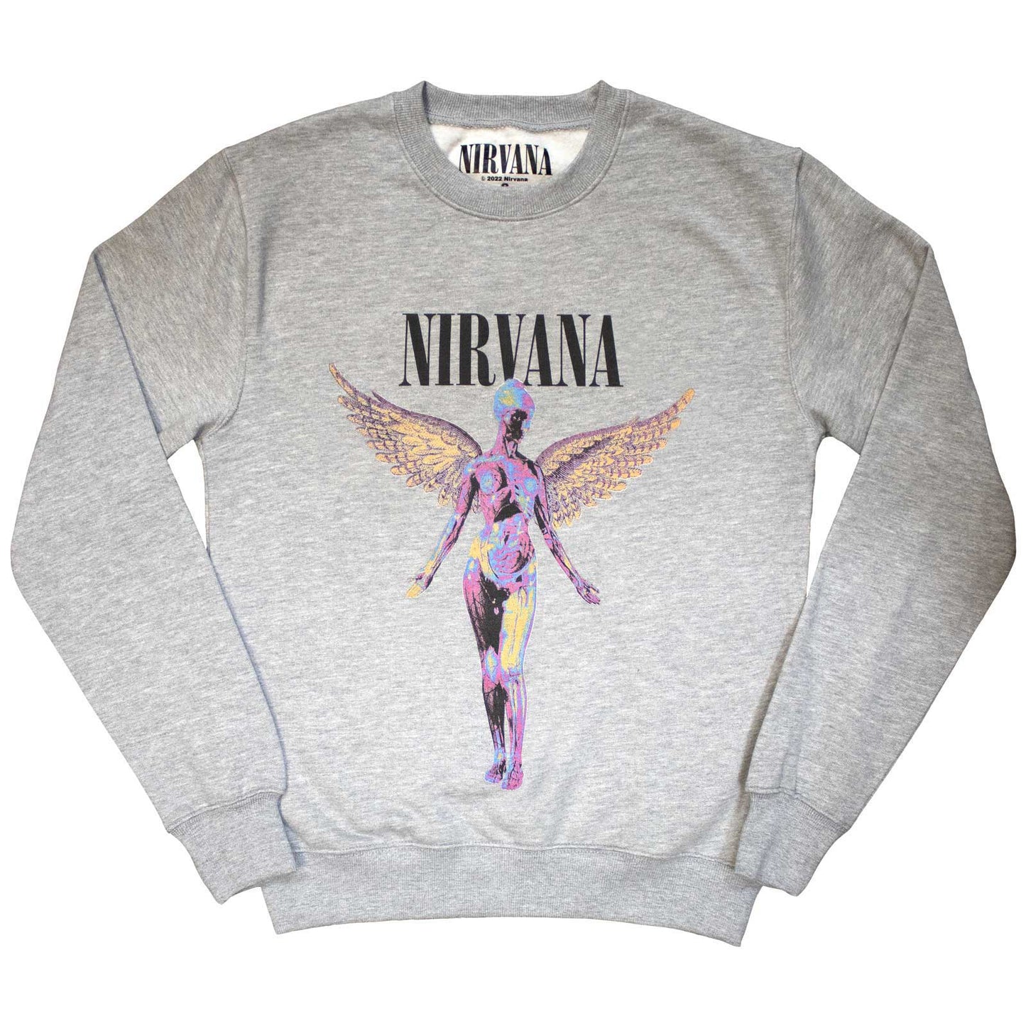 NIRVANA - IN UTERO - Sweatshirt Grey