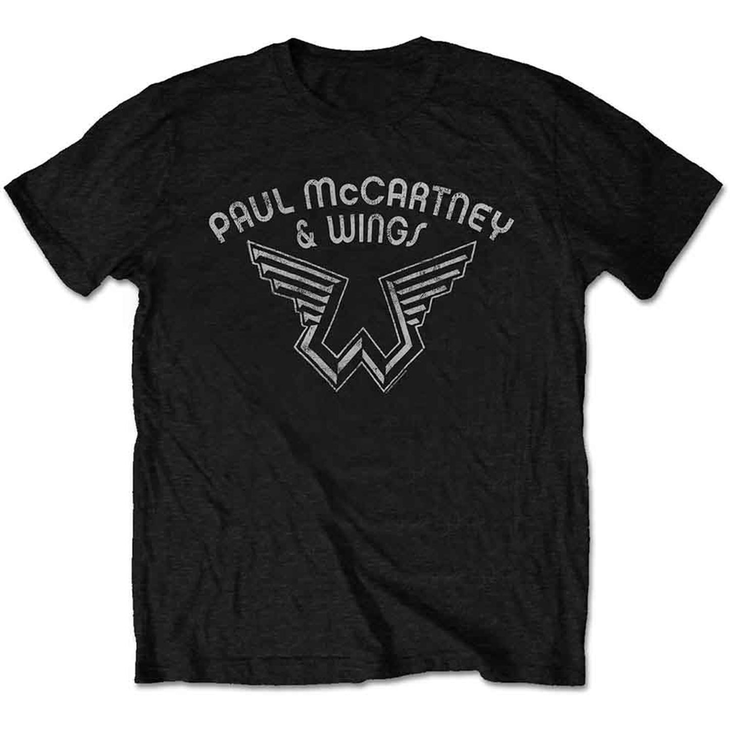 PAUL MCCARTNEY - WINGS LOGO - T-Shirt Black