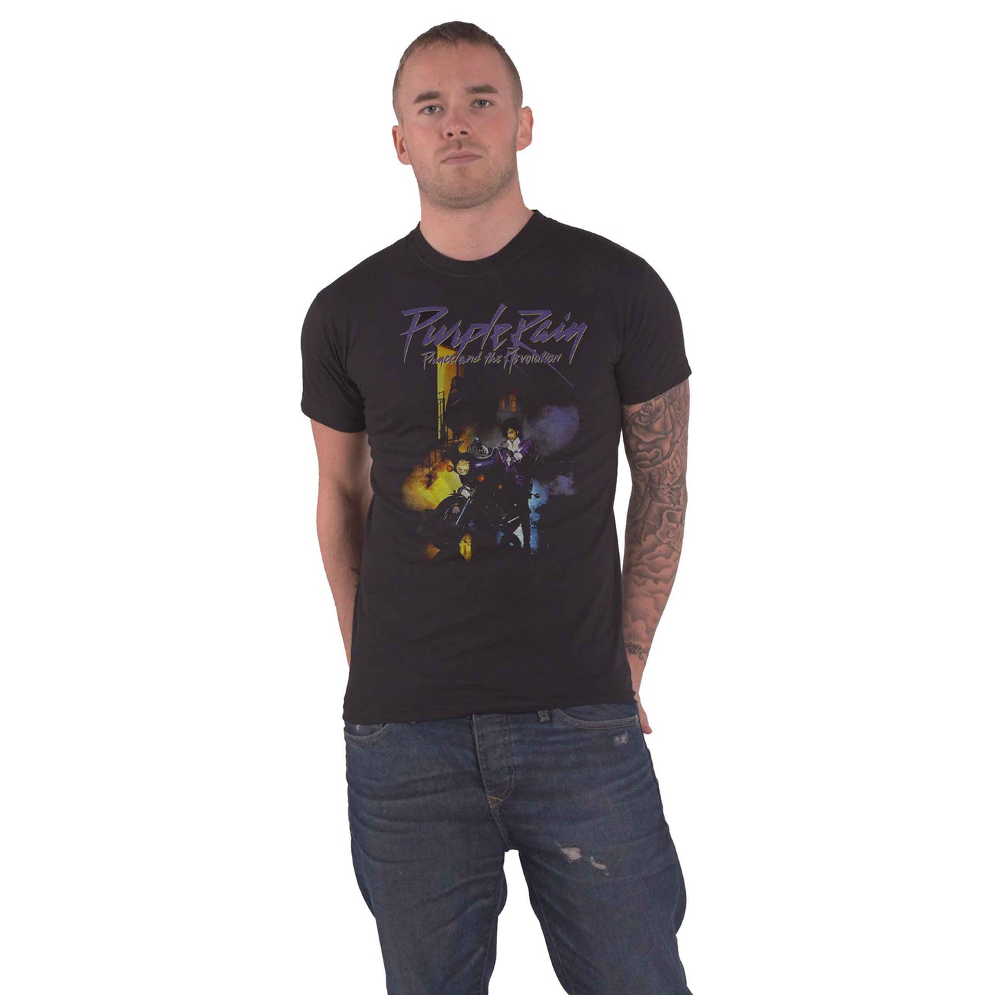 PRINCE - PURPLE RAIN - T-Shirt Black