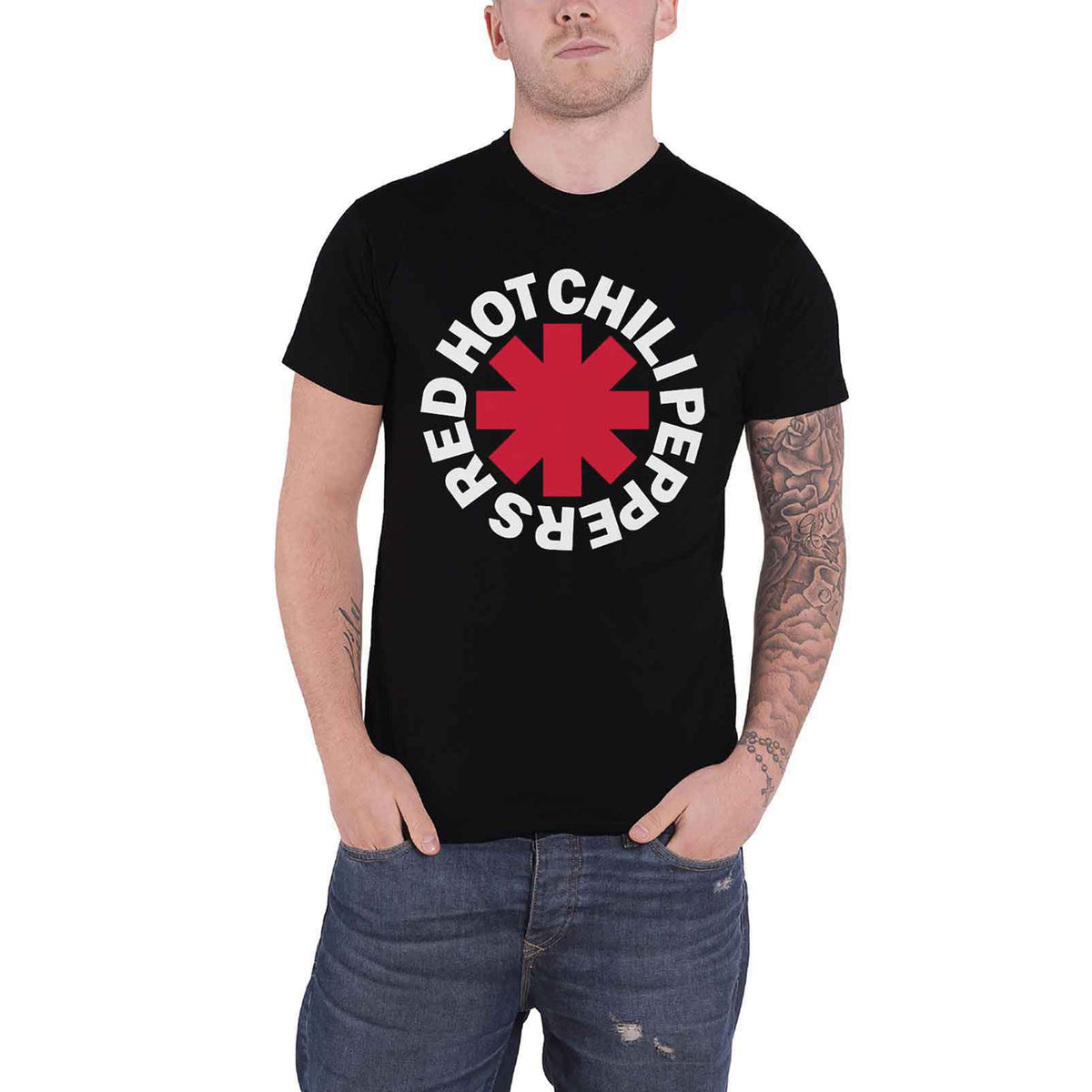 RED HOT CHILI PEPPERS - CLASSIC ASTERISK - T-Shirt Black