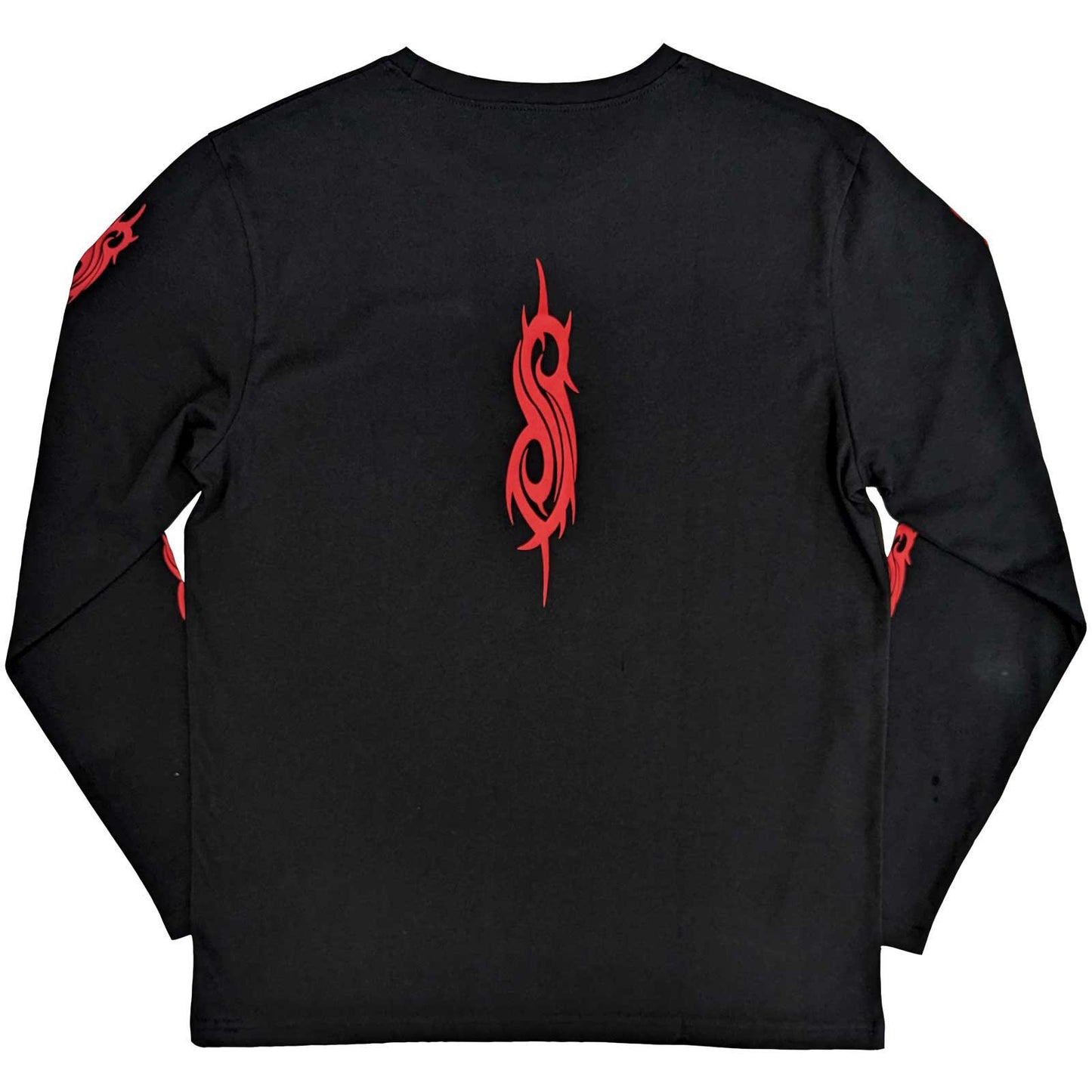 SLIPKNOT - SKELETON FLAG - Long Sleeve T-Shirt Black (Back & Sleeve Print)