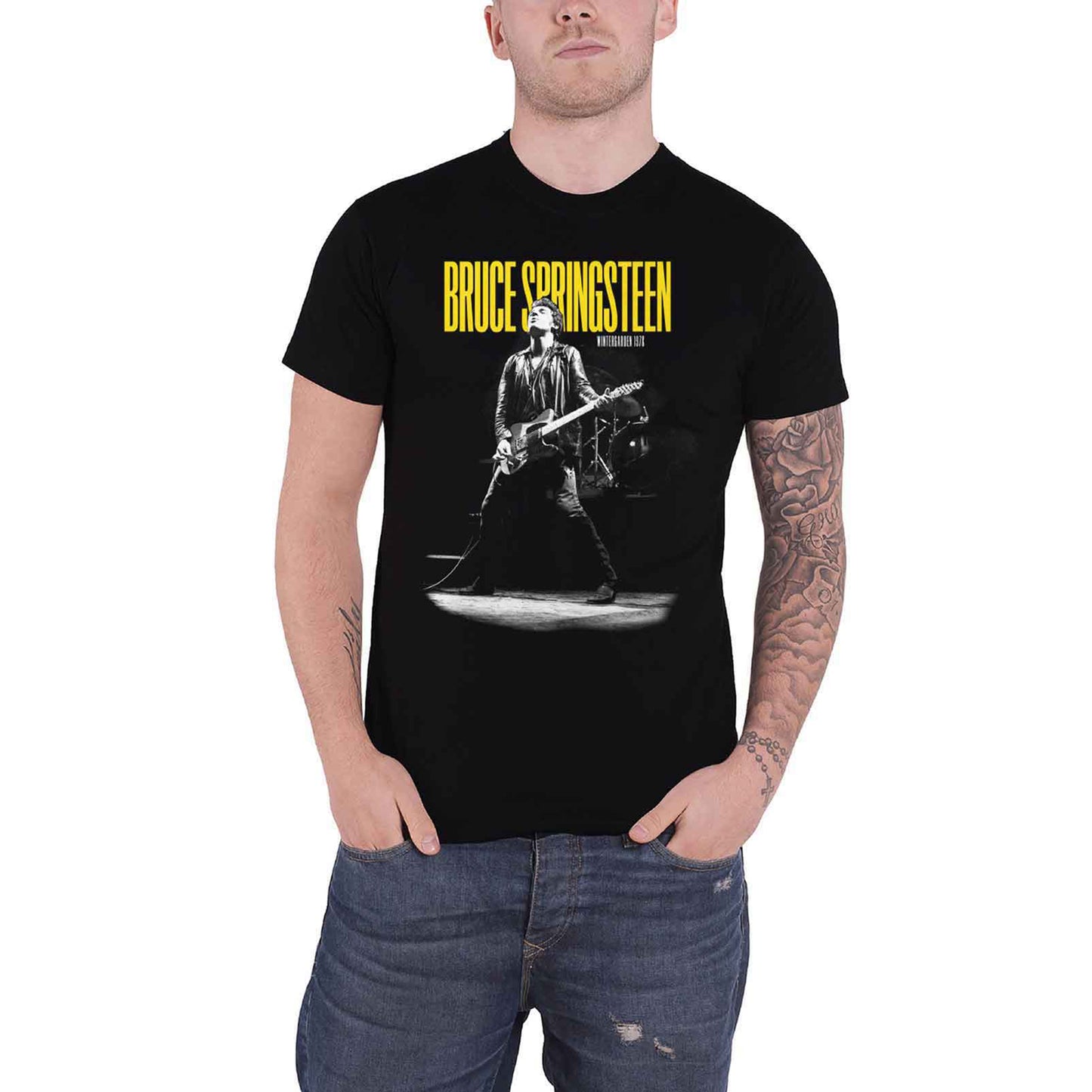 BRUCE SPRINGSTEEN - WINTERLAND BALLROOM GUITAR - T-Shirt Black