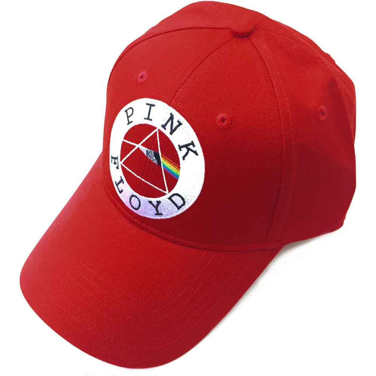 PINK FLOYD - CIRCLE LOGO - Gorra de béisbol Roja