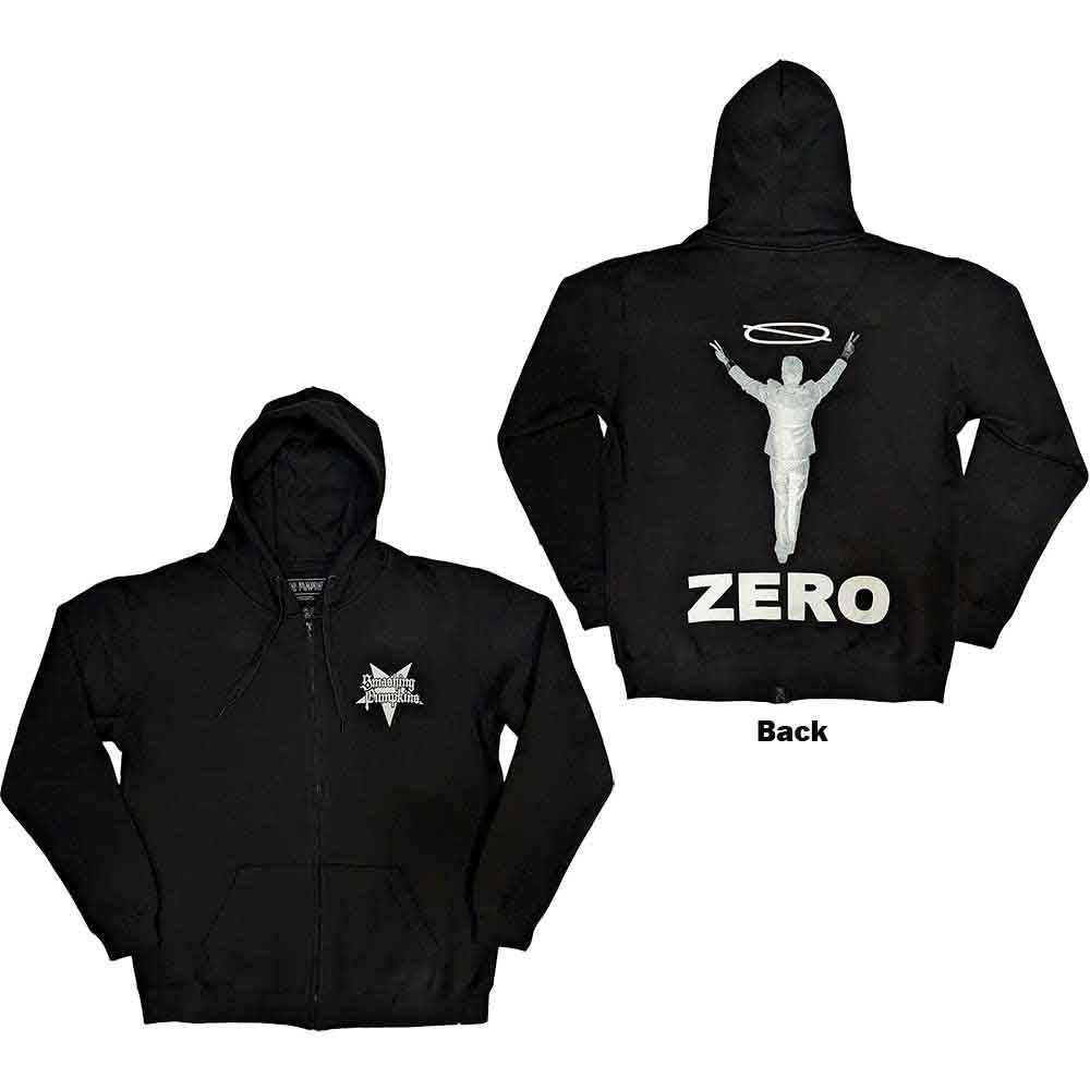 THE SMASHING PUMPKINS - ZERO HALO - Zipped Hoodie Black