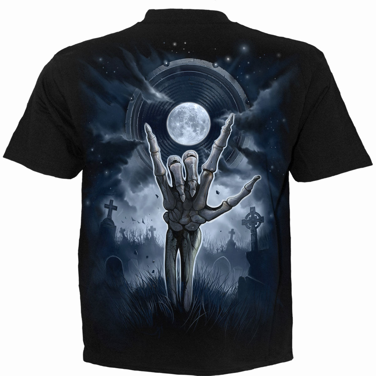 GRIM ROCKER - Camiseta Negro
