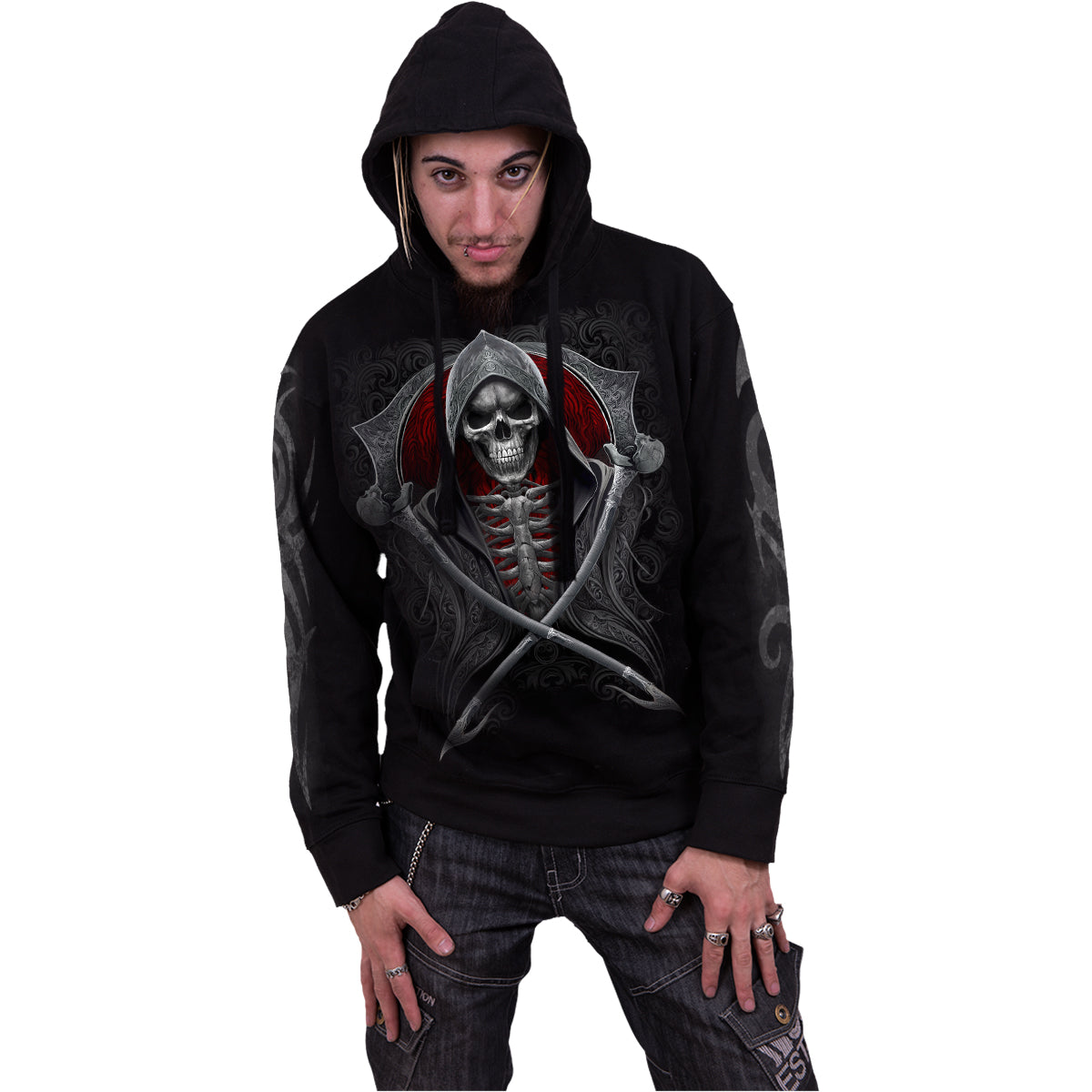 PORTAL DEL REAPER - Sudadera con capucha Negra
