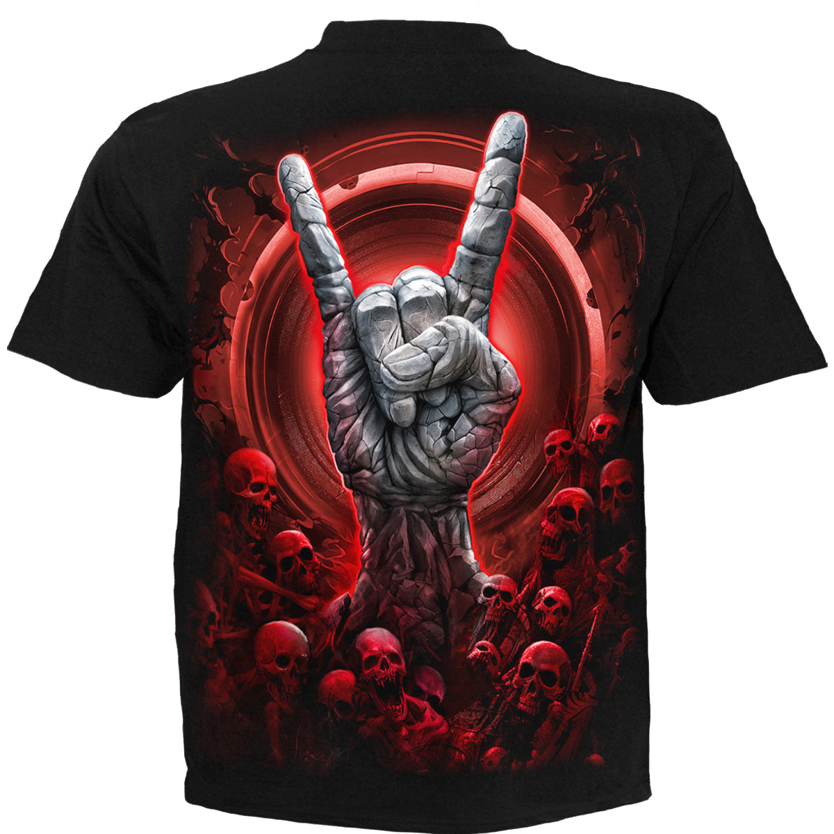 TOMB OF ROCK - Camiseta Negra