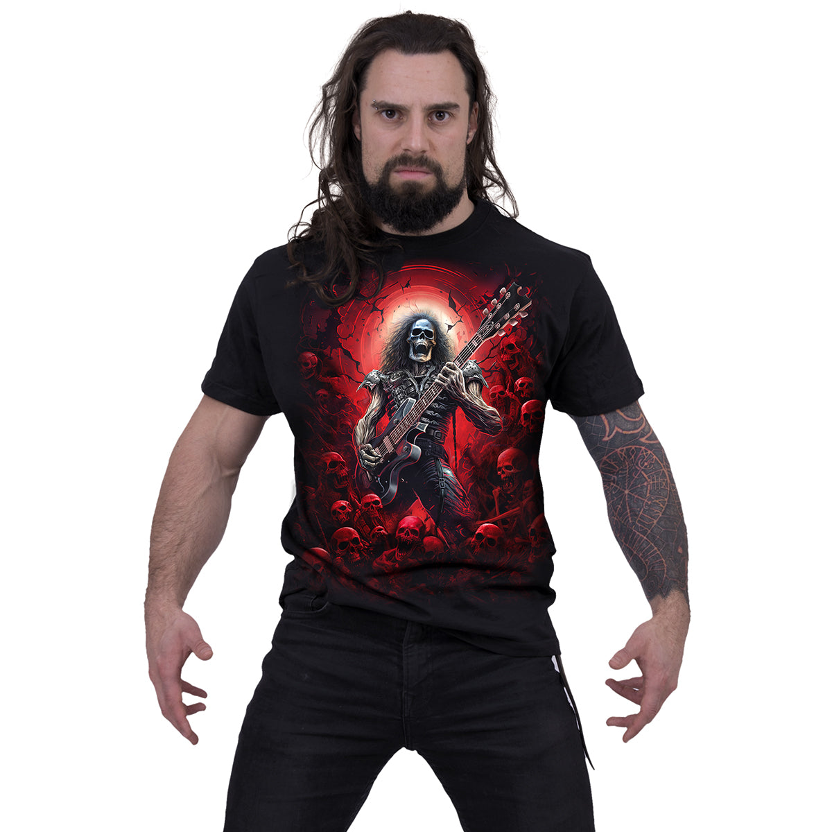 TOMB OF ROCK - Camiseta Negra