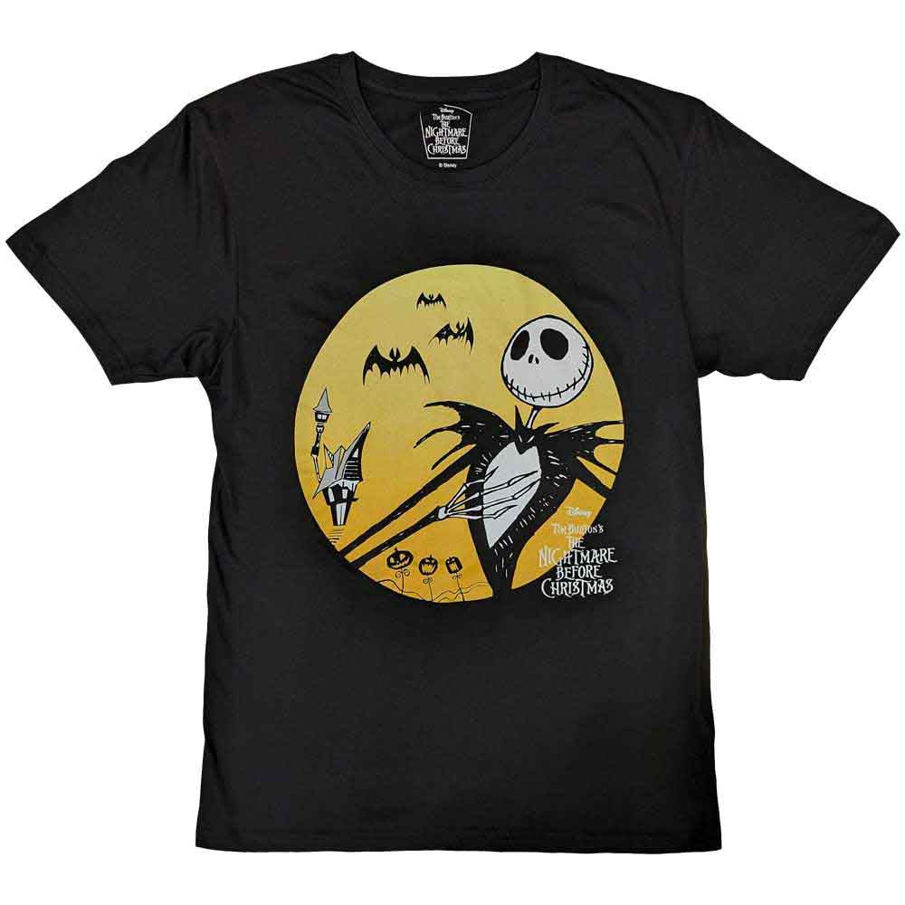 THE NIGHTMARE BEFORE CHRISTMAS - SUNSET JACK - T-Shirt Black
