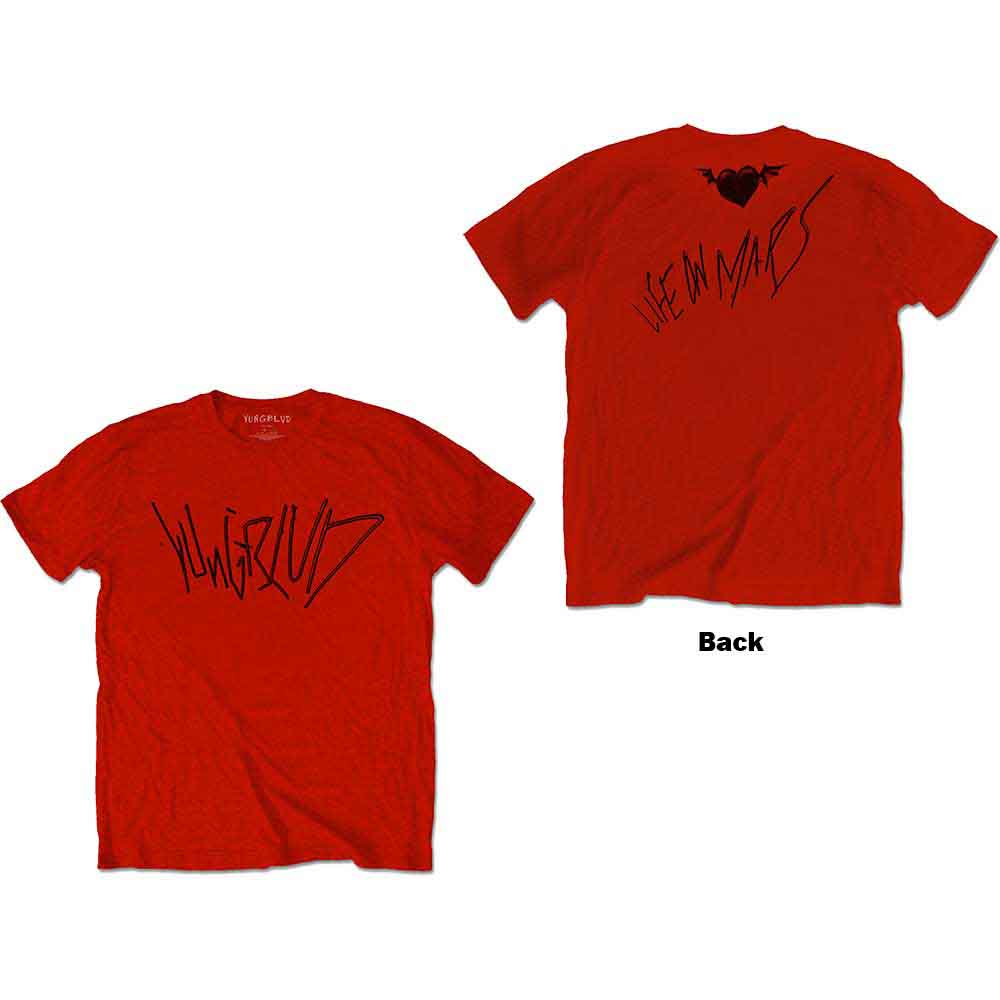 YUNGBLUD - LIFE ON MARS - T-Shirt Red